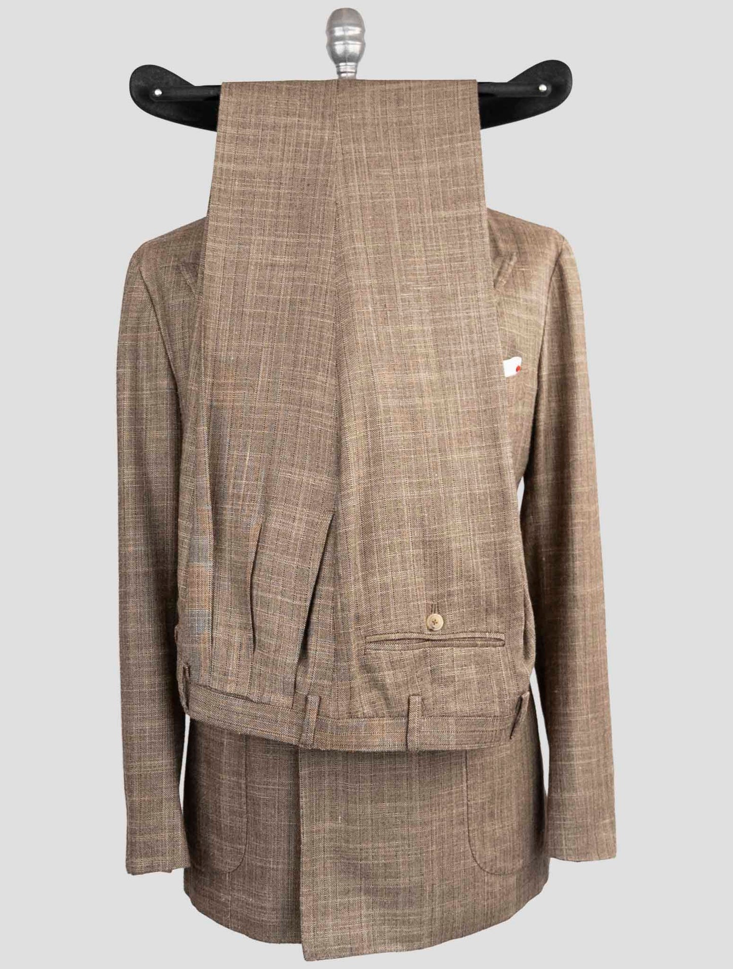 Kiton Brown Cashmere Silk Blazer