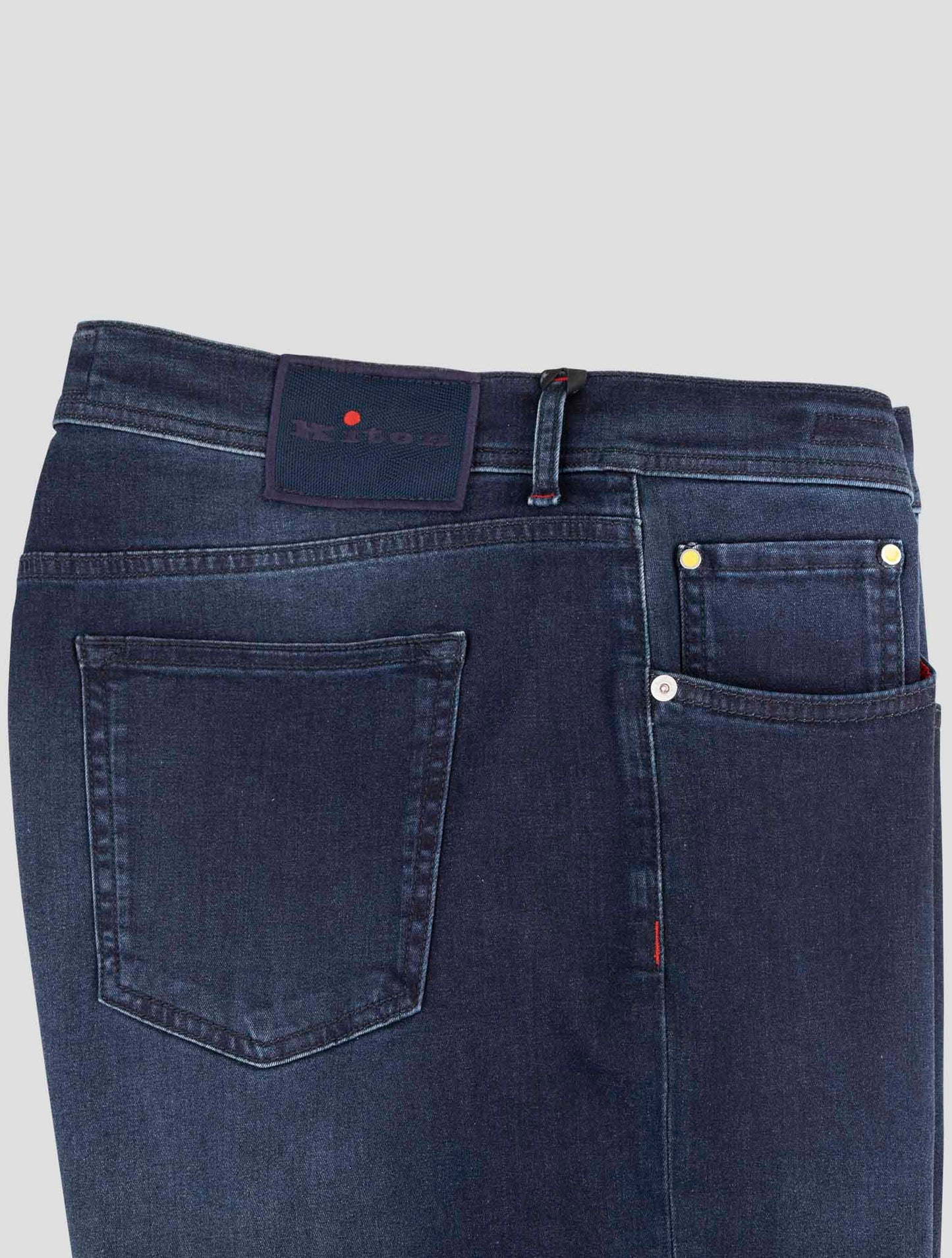 Kiton Blue Cotton Ea Jeans