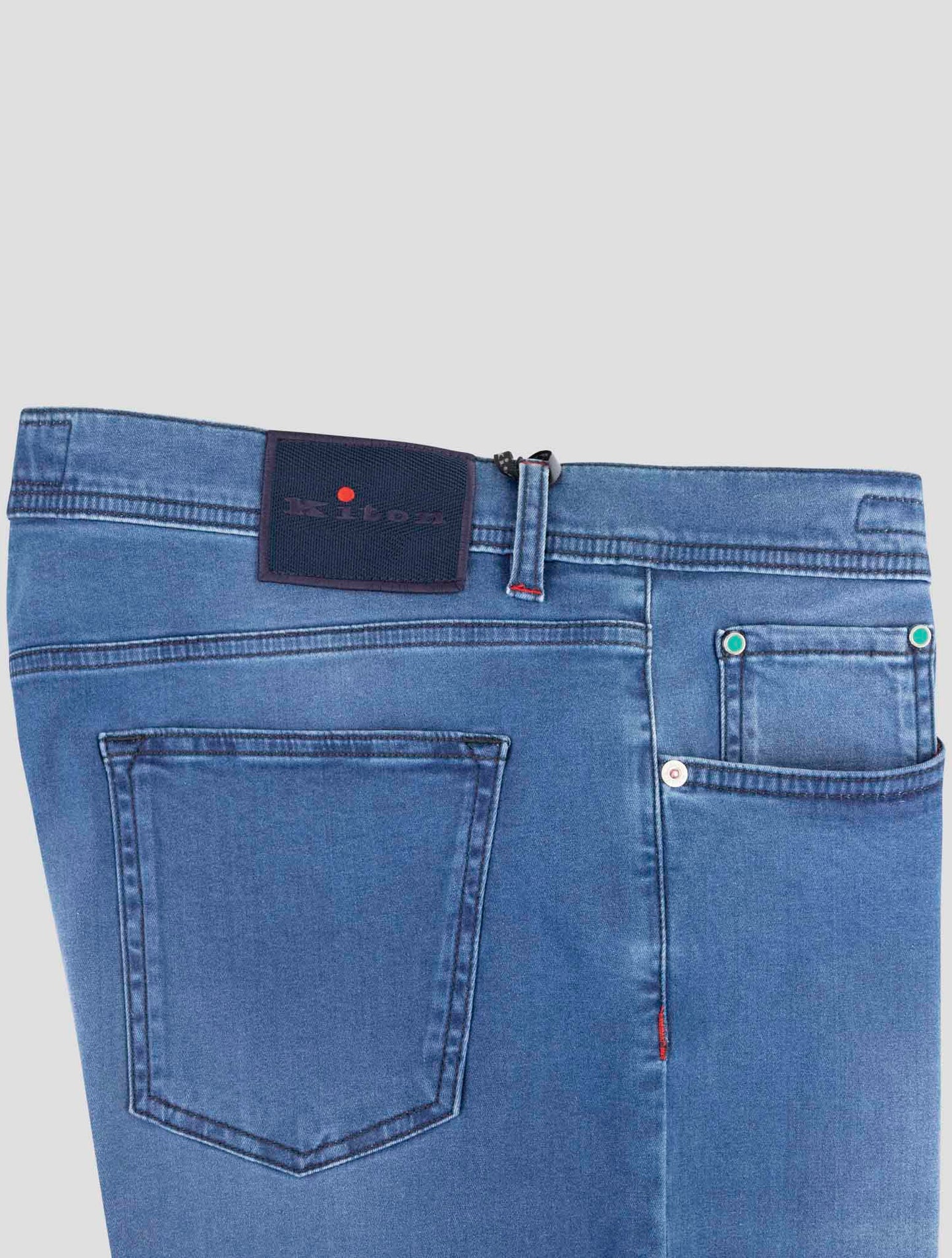 Kiton Blue Cotton Ea Jeans