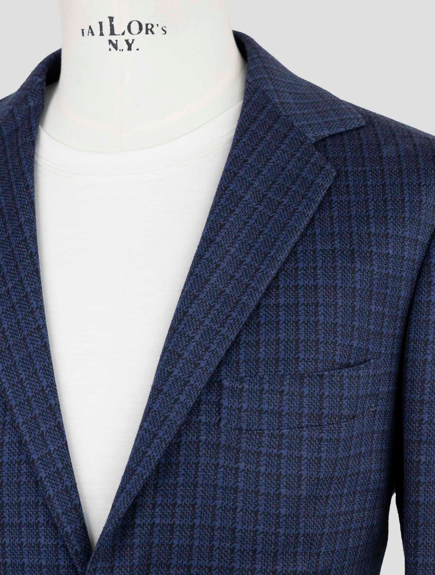 Kiton Knt Blue Wool Pl Suit