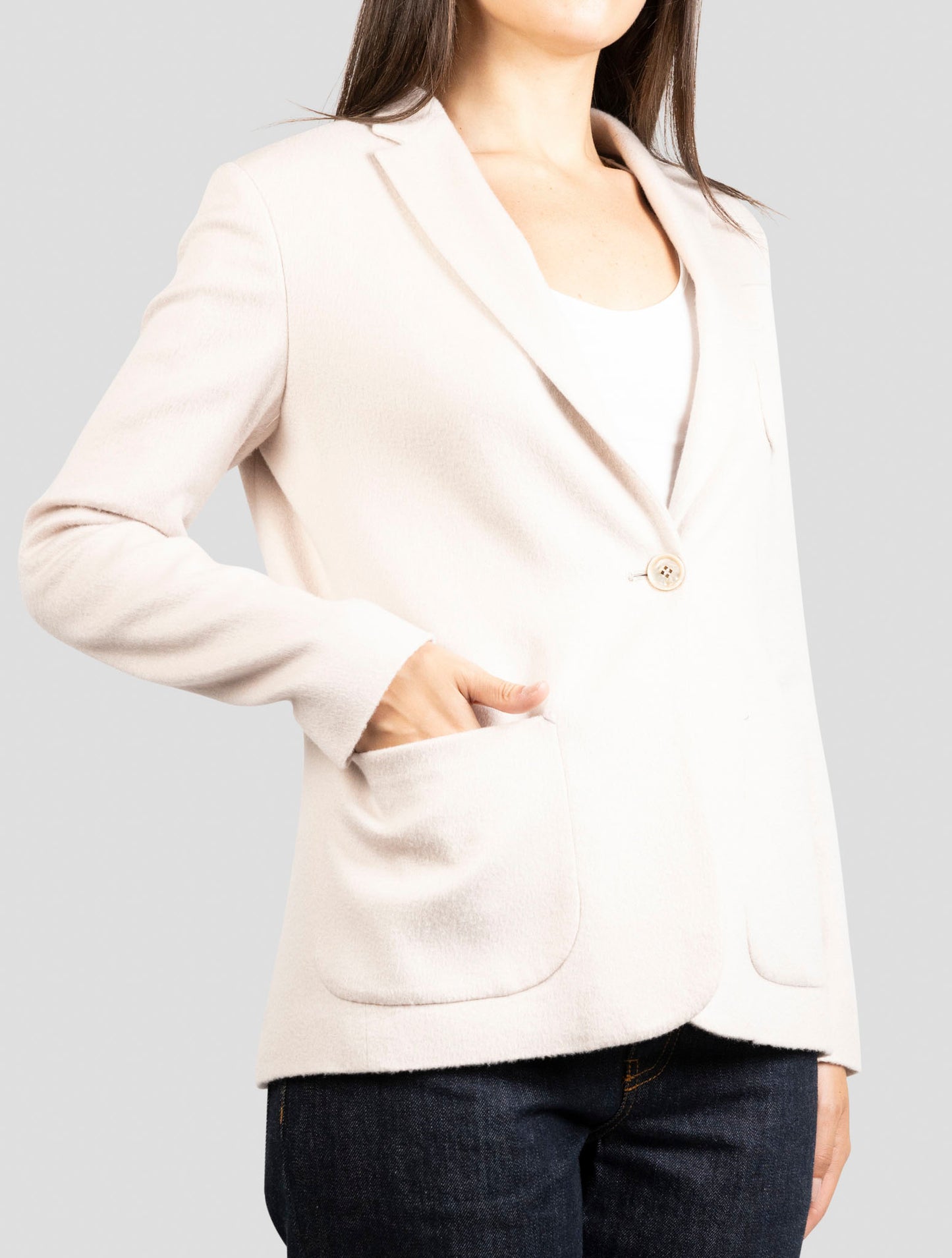 Kiton Beige Cashmere Pa Ea Blazer