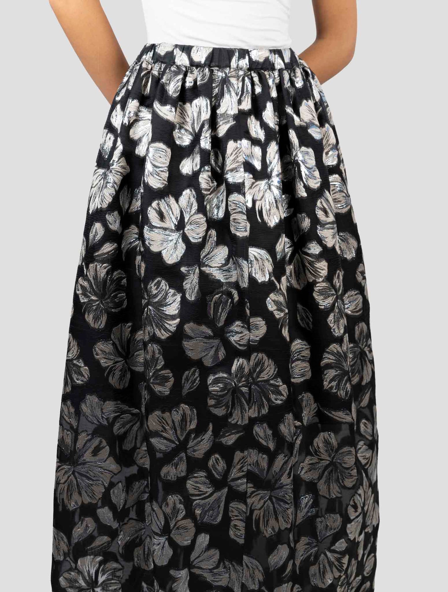 Kiton Multicolor Silk Me Pa Pl Skirt