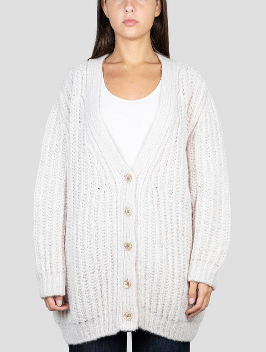 Kiton Gray Cashmere Silk Sweater Cardigan