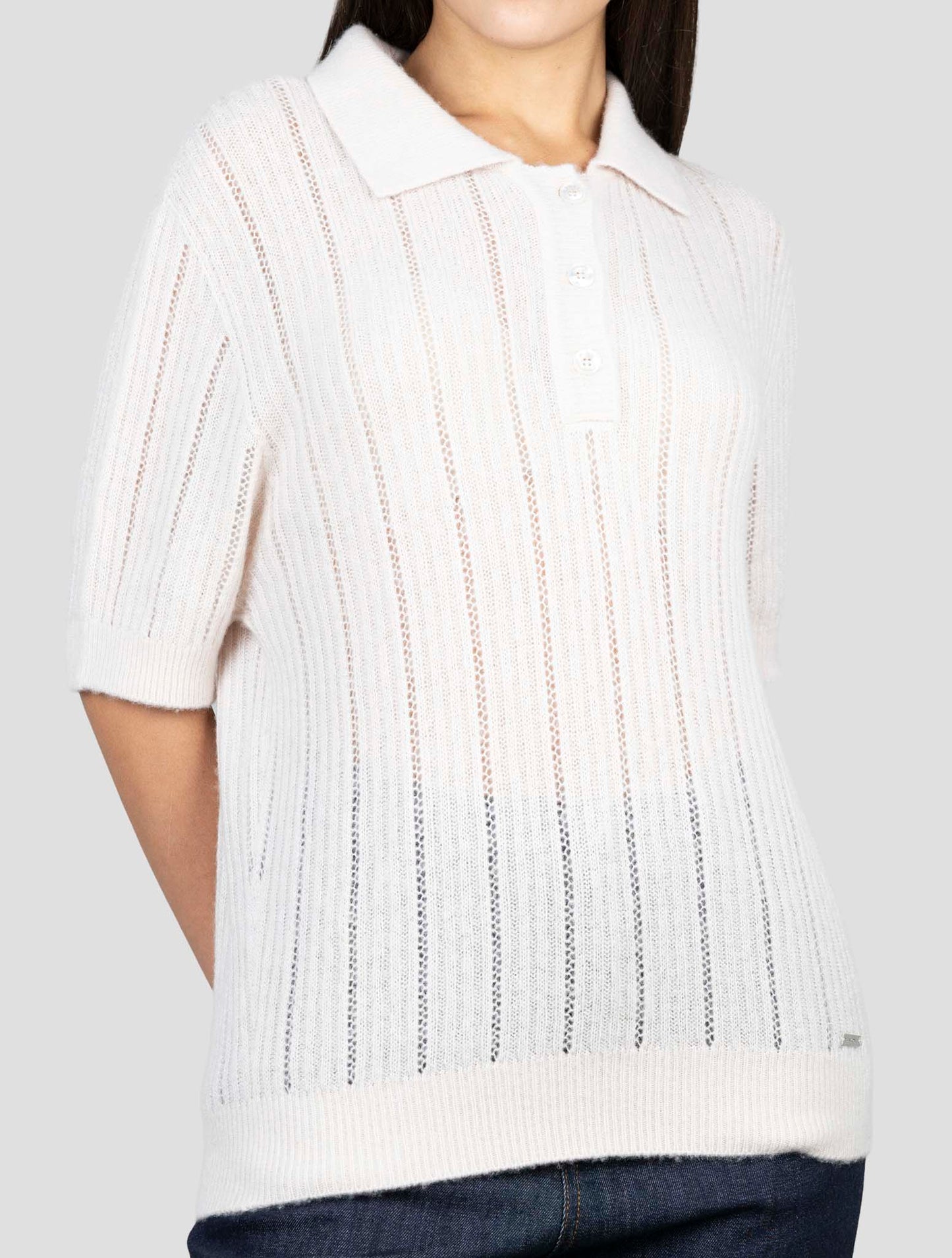 Kiton Pink Cashmere Silk Polo