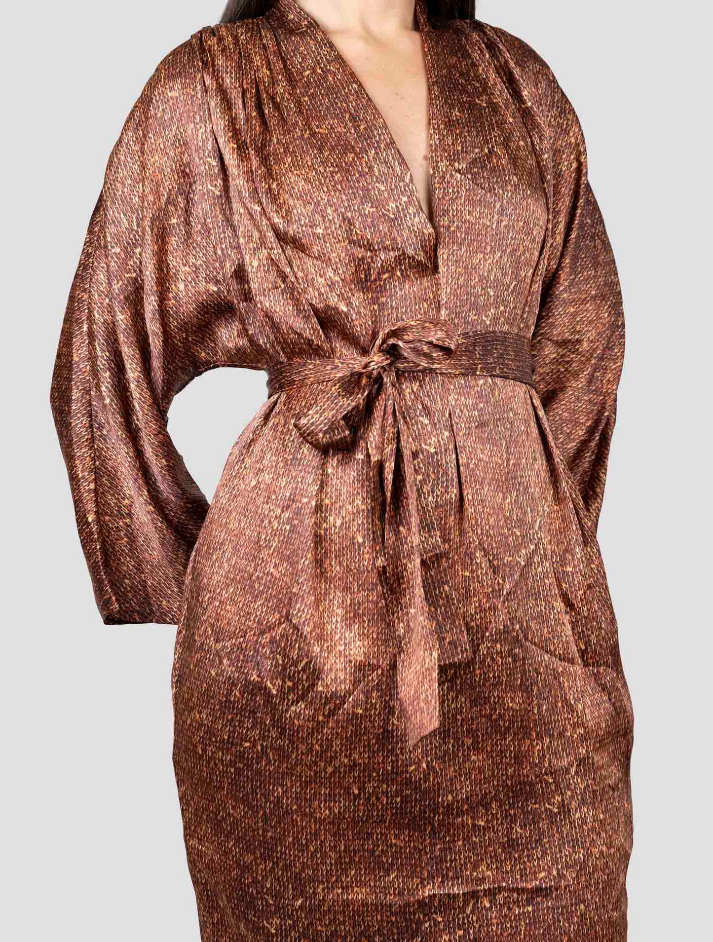 Kiton White Black Silk Dress