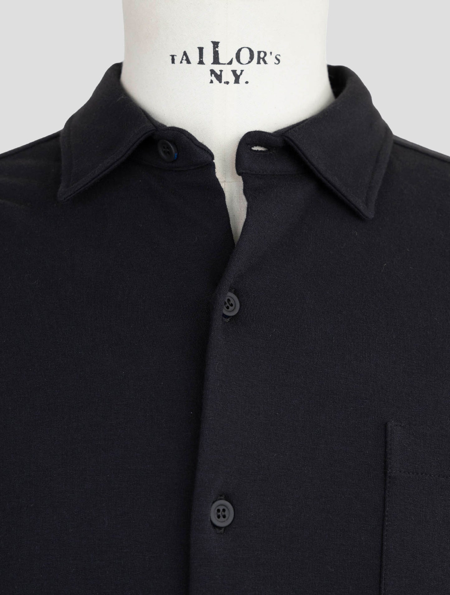 Kiton Knt Blue Cotton Ea Shirt