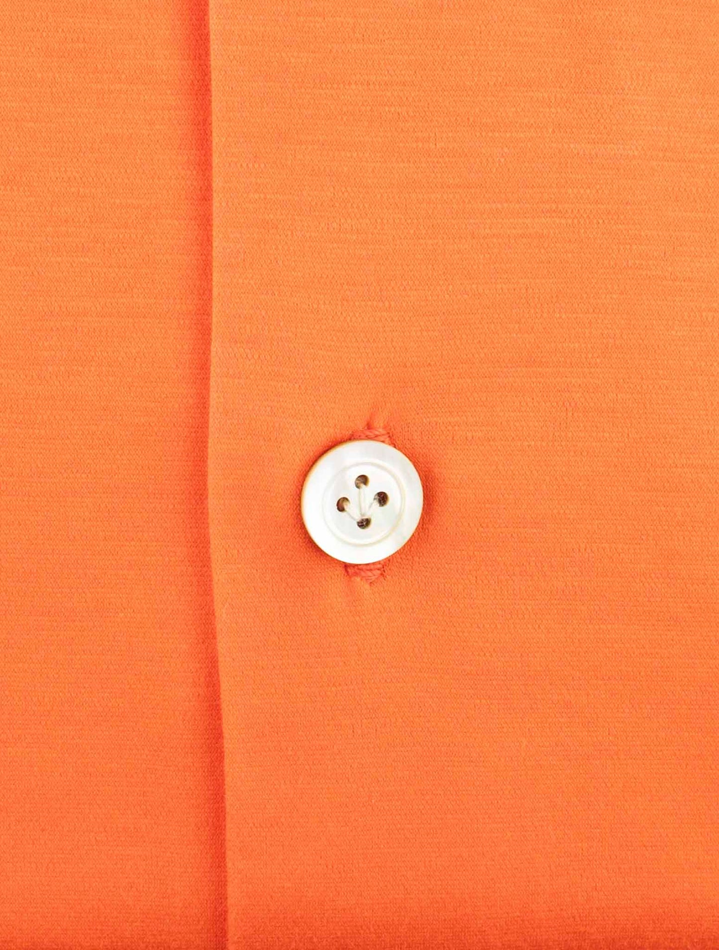 Kiton Orange Cotton Shirt