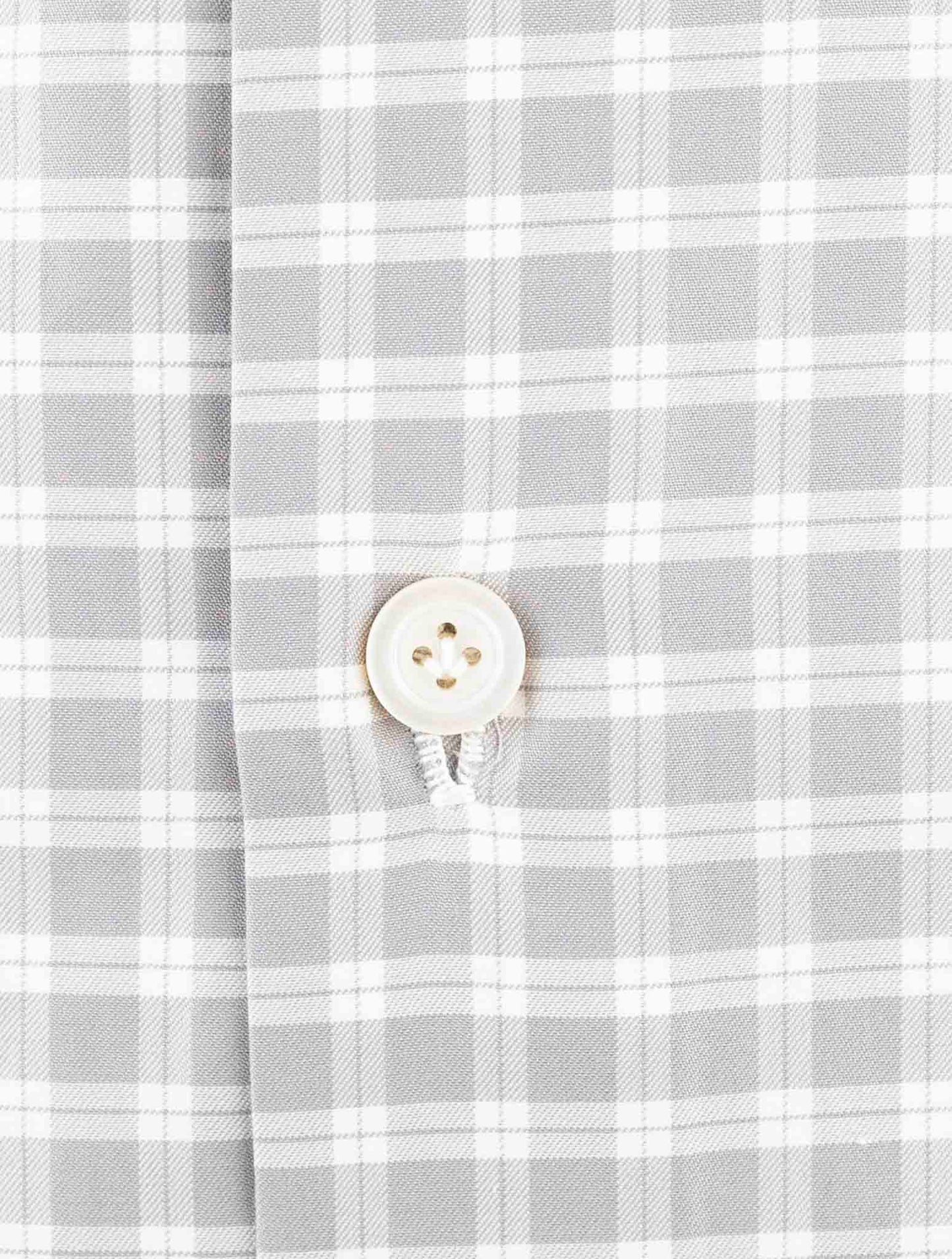 Kiton Gray Cotton Shirt