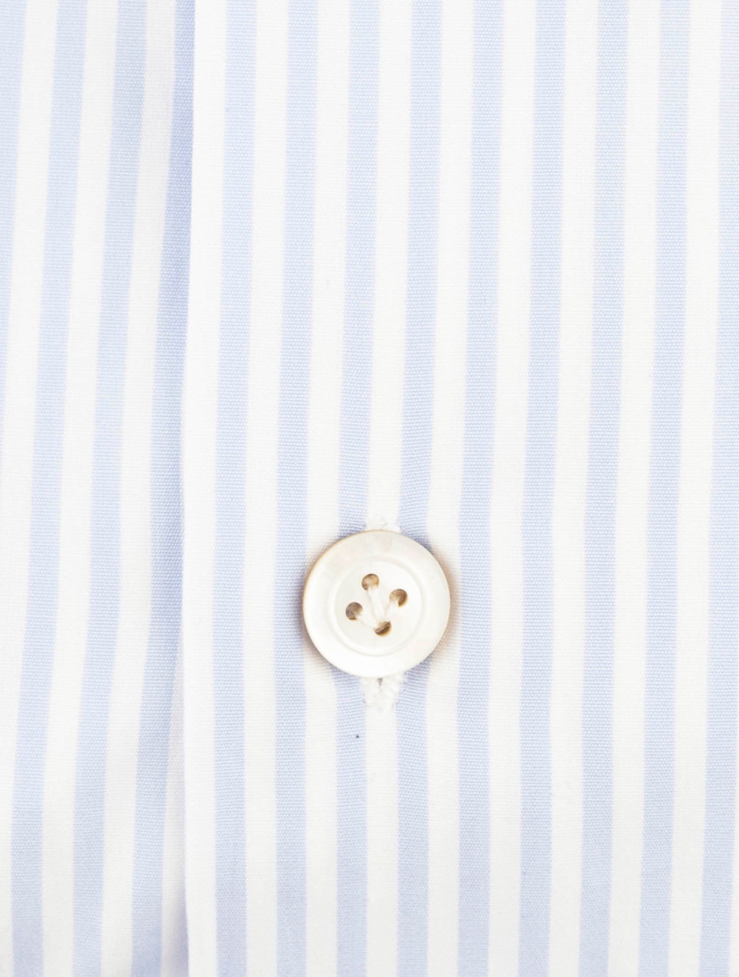 Kiton Light Blue White Cotton Shirt