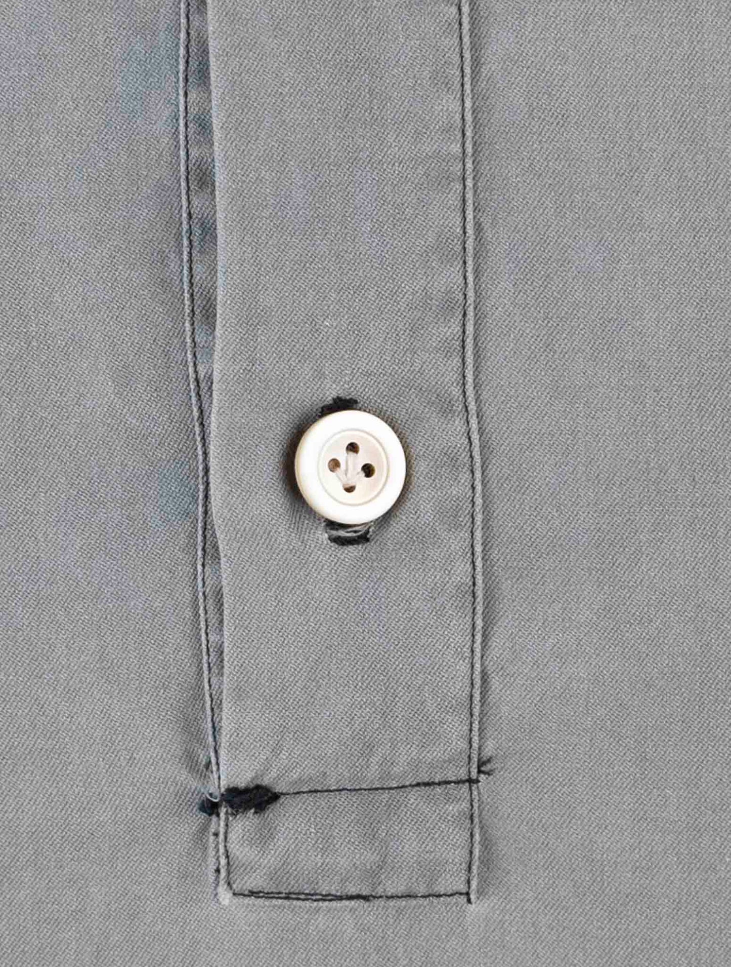 Kiton Gray Cotton Sweater Polo