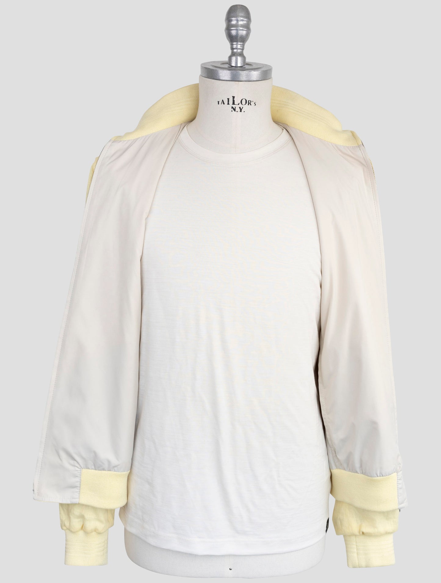 Kiton Yellow Linen Coat