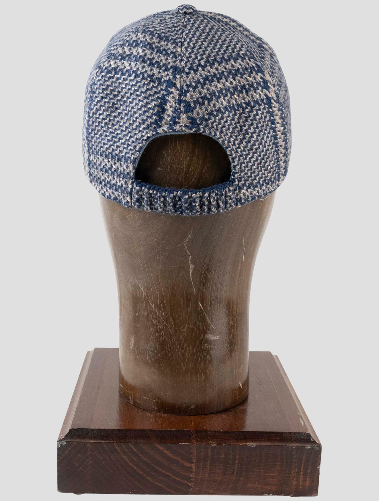 Kiton Blue Brown Cashmere Silk Baseball Cap