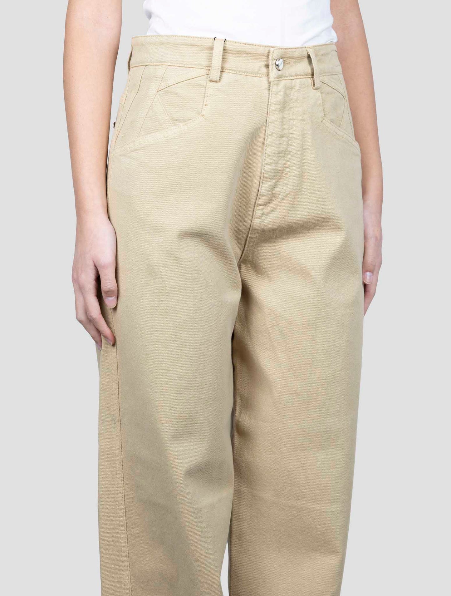 Kiton Beige Cotton Ea Jeans