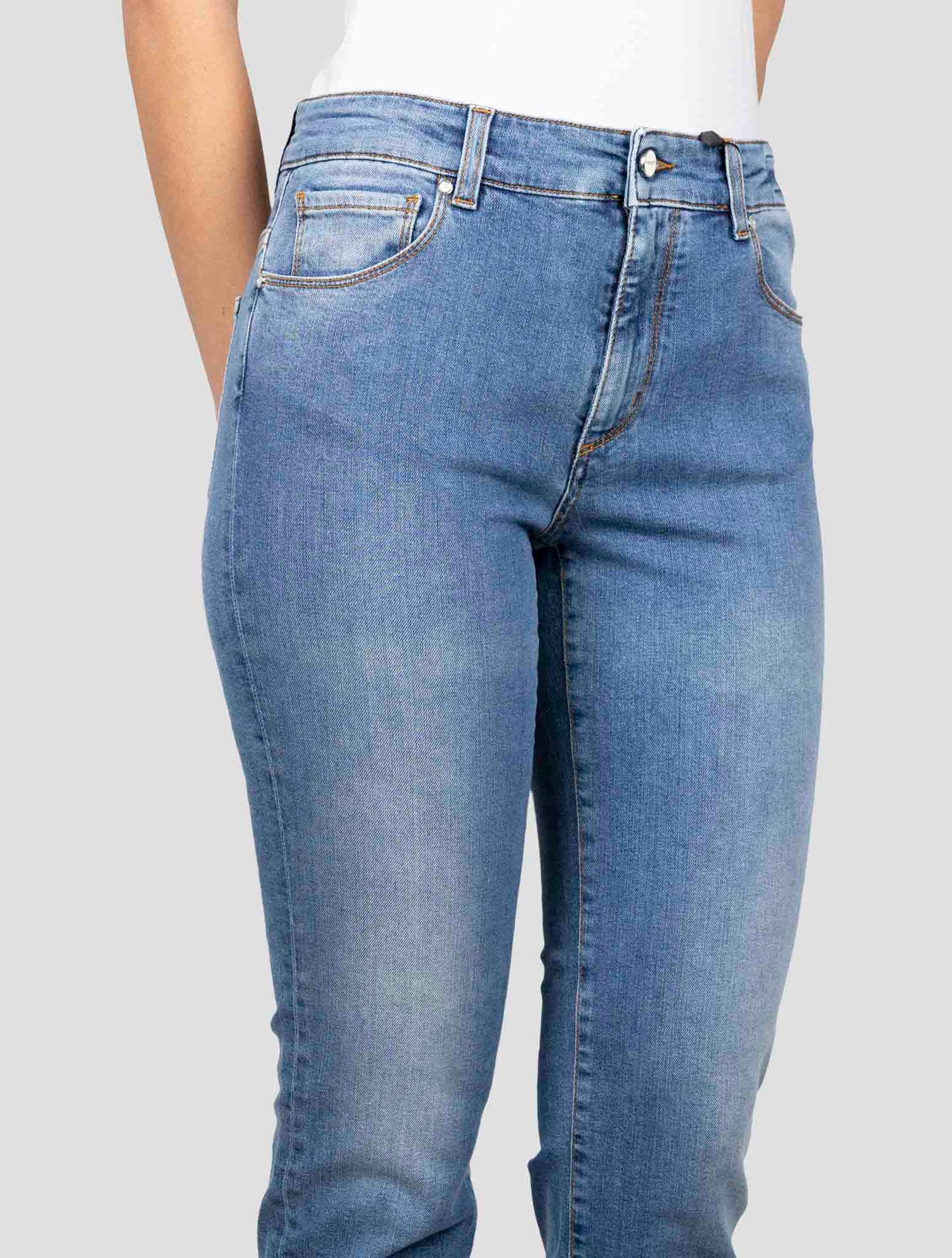 Kiton Blue Cotton Ea Jeans