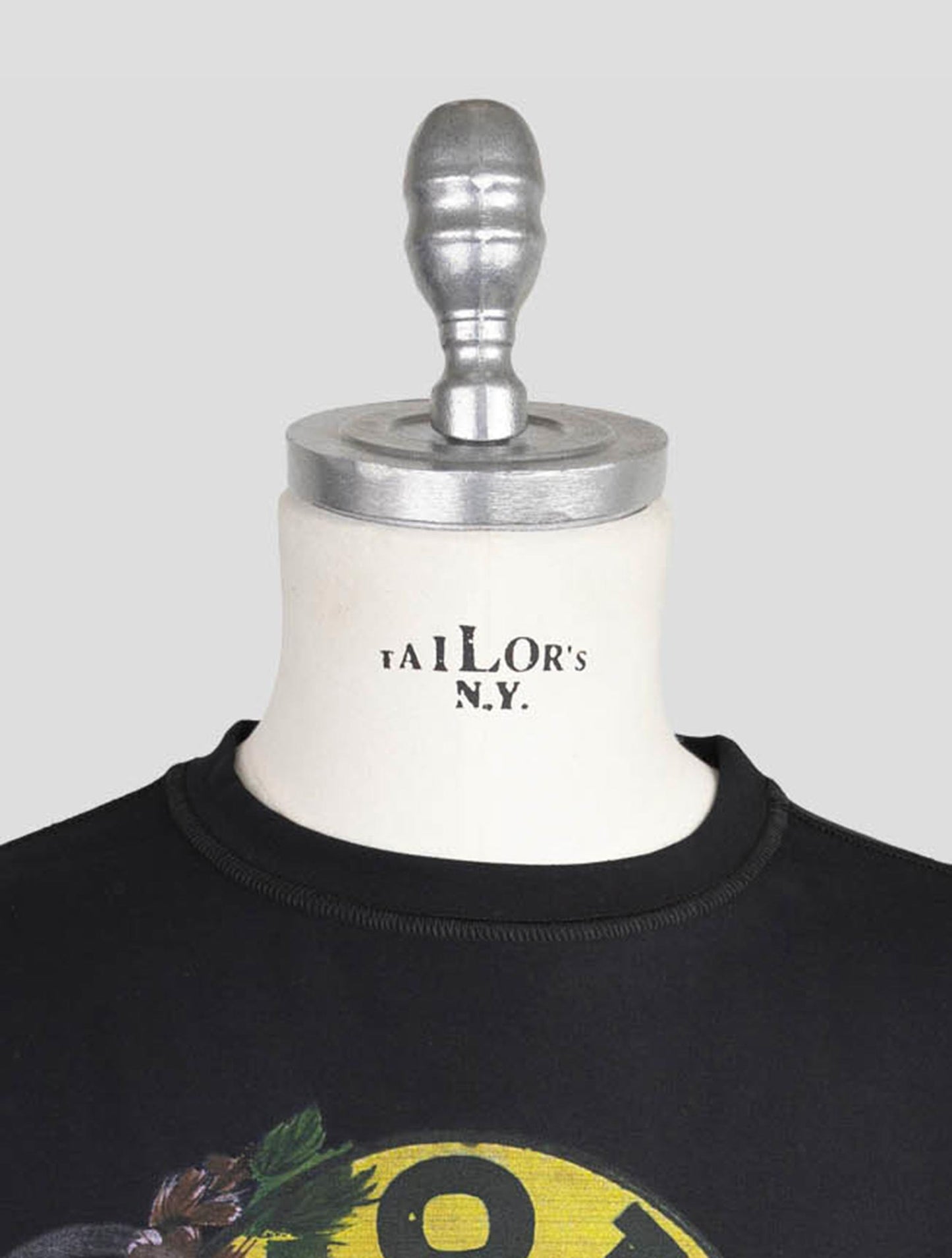 Kiton Black Cotton Ea Sweater Crewneck