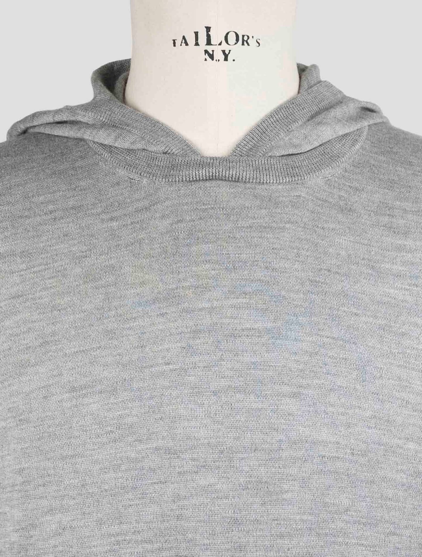 Kiton Gray Cashmere Silk Sweater