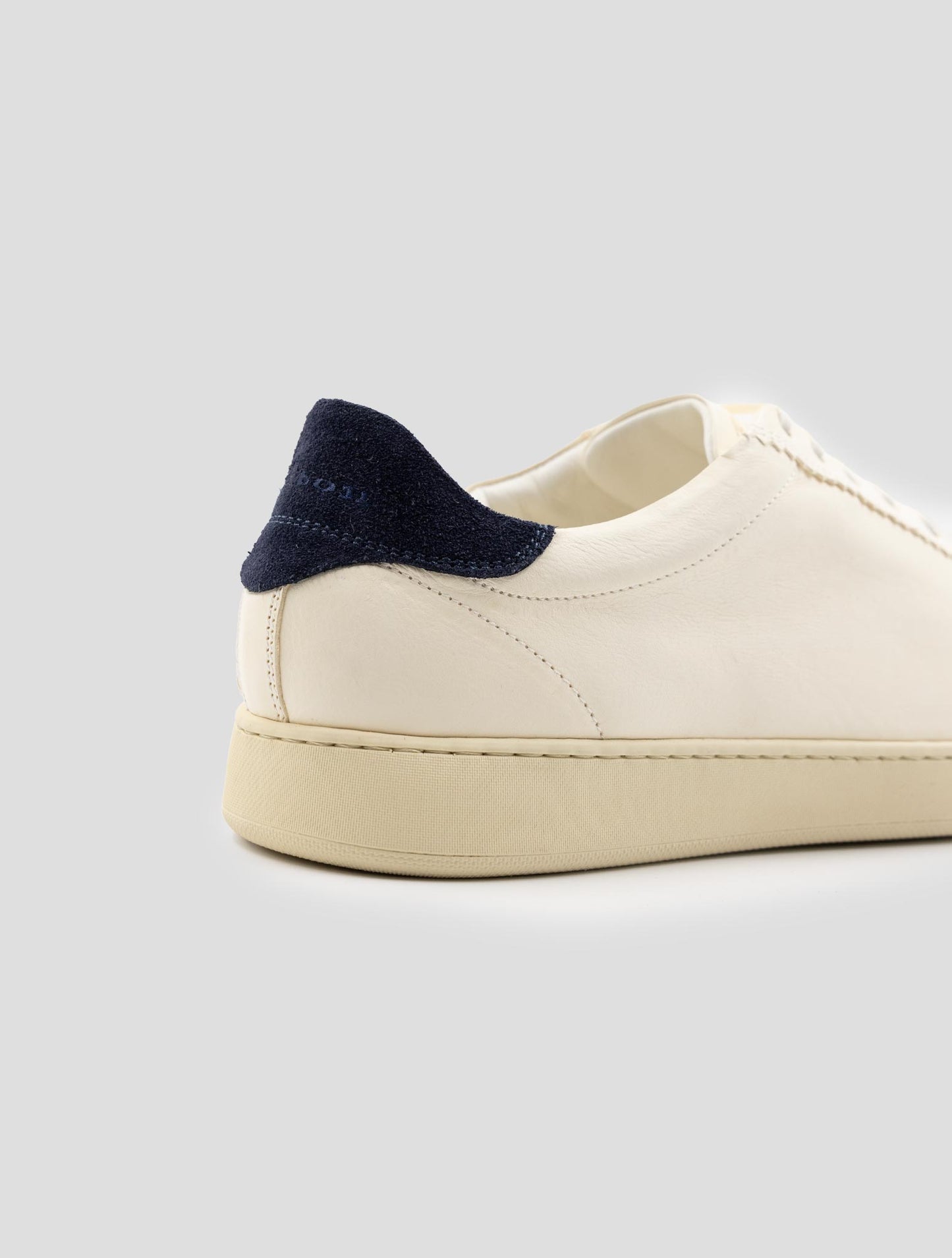 Kiton Beige Leather Suede Sneakers