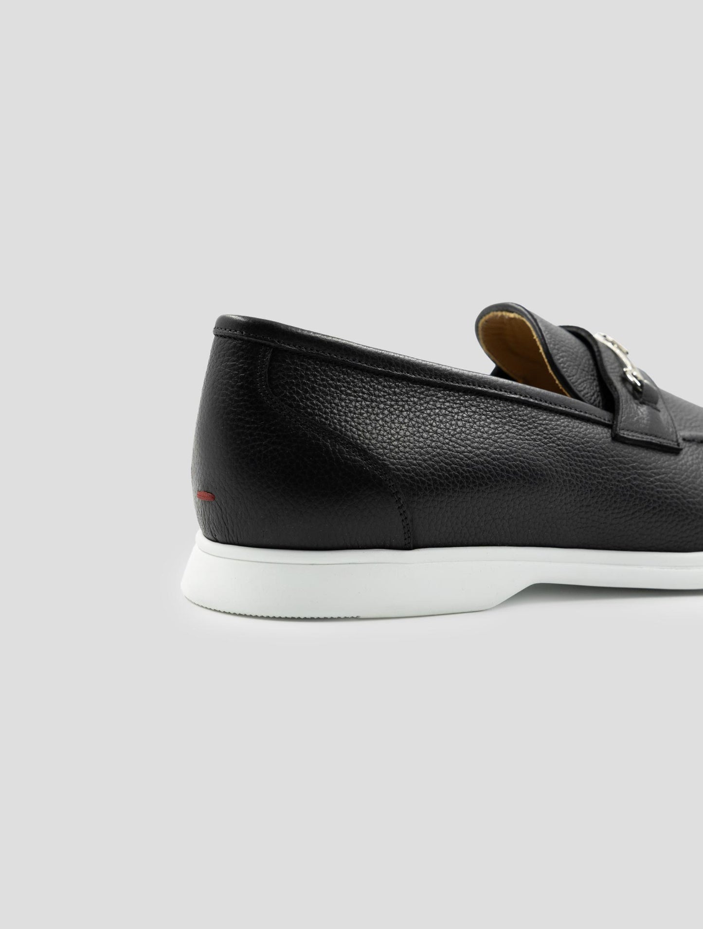 Kiton Black Leather Sneakers