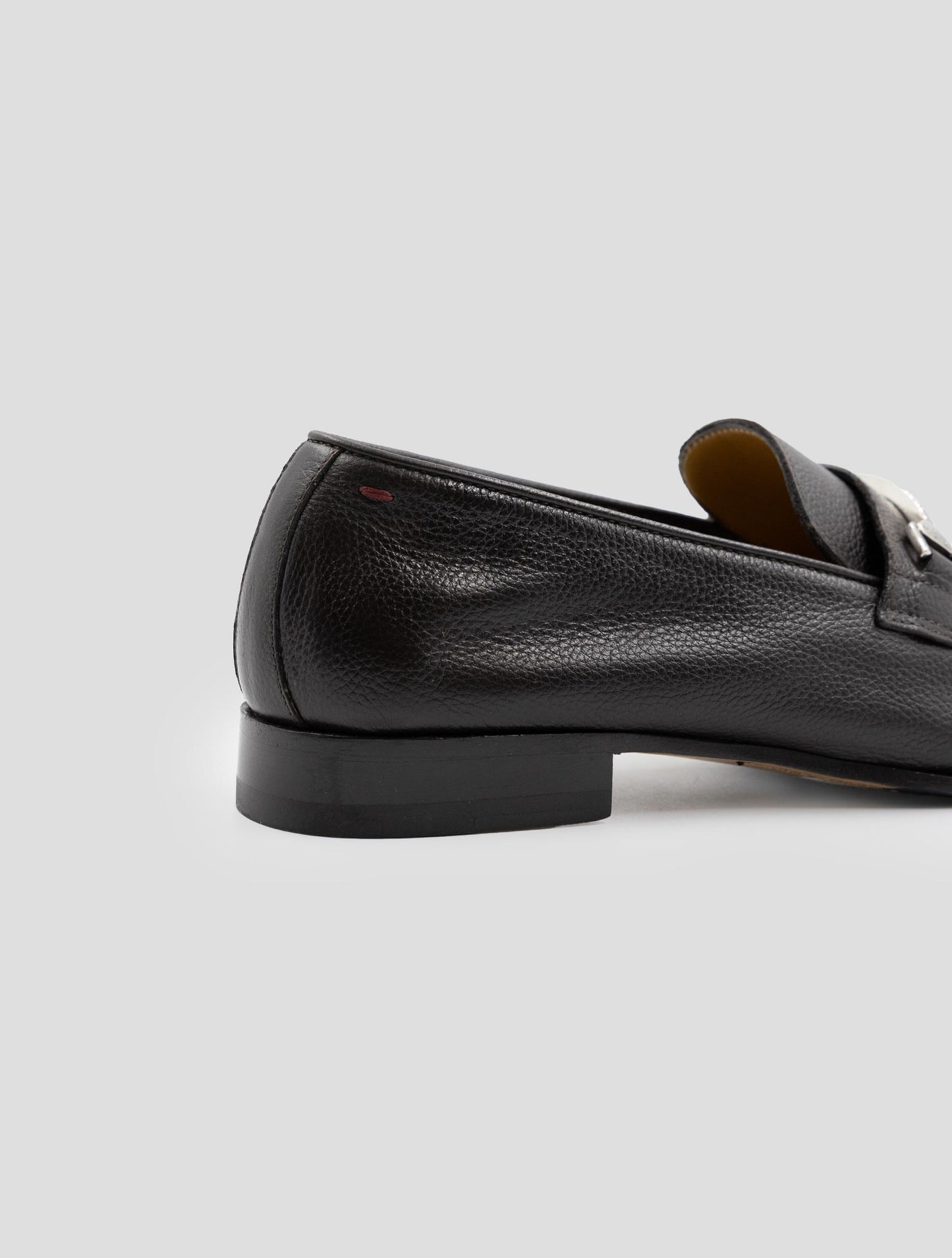 Kiton Brown Leather Loafers