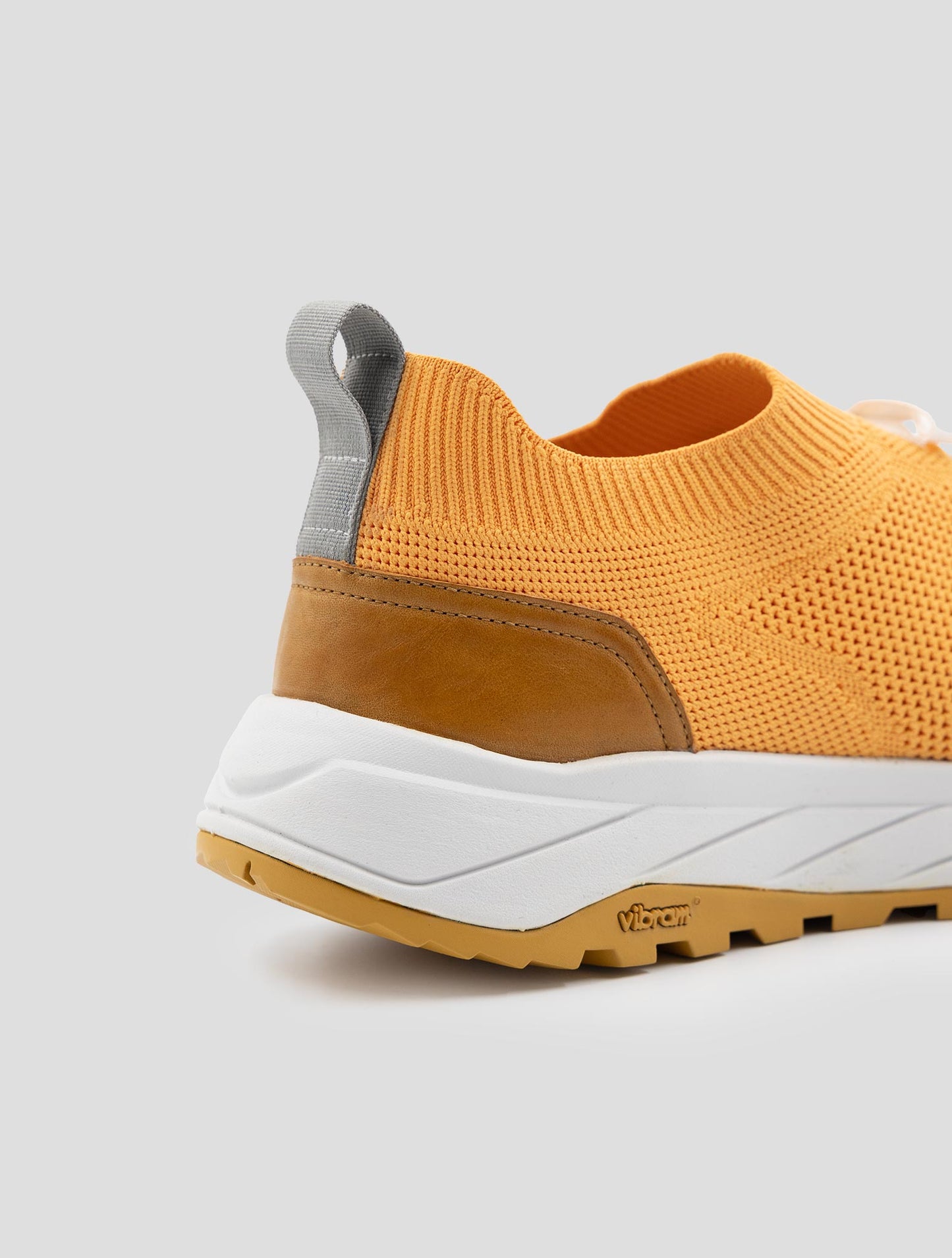 Kiton Orange Pl Pu Wool Sneakers