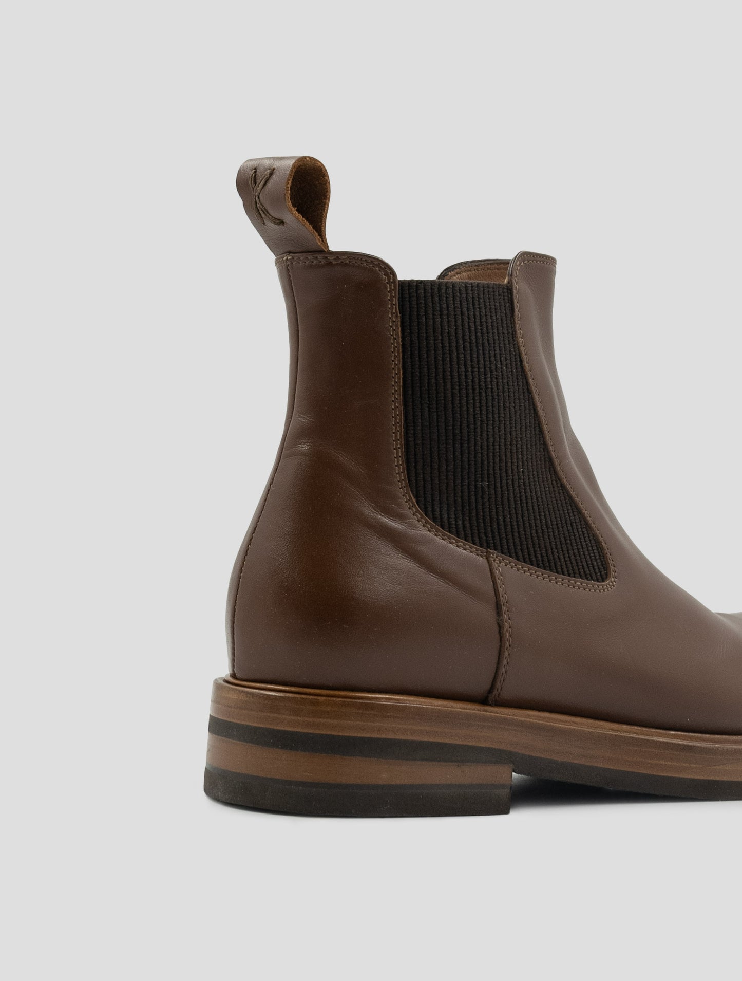 Kiton Brown Leather Boots