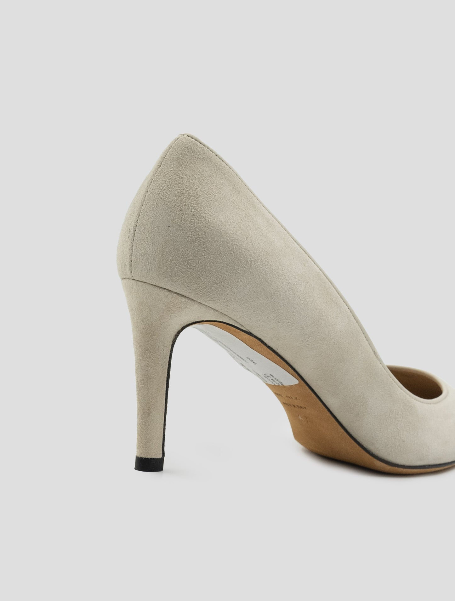 Kiton Beige Leather Suede Decollete