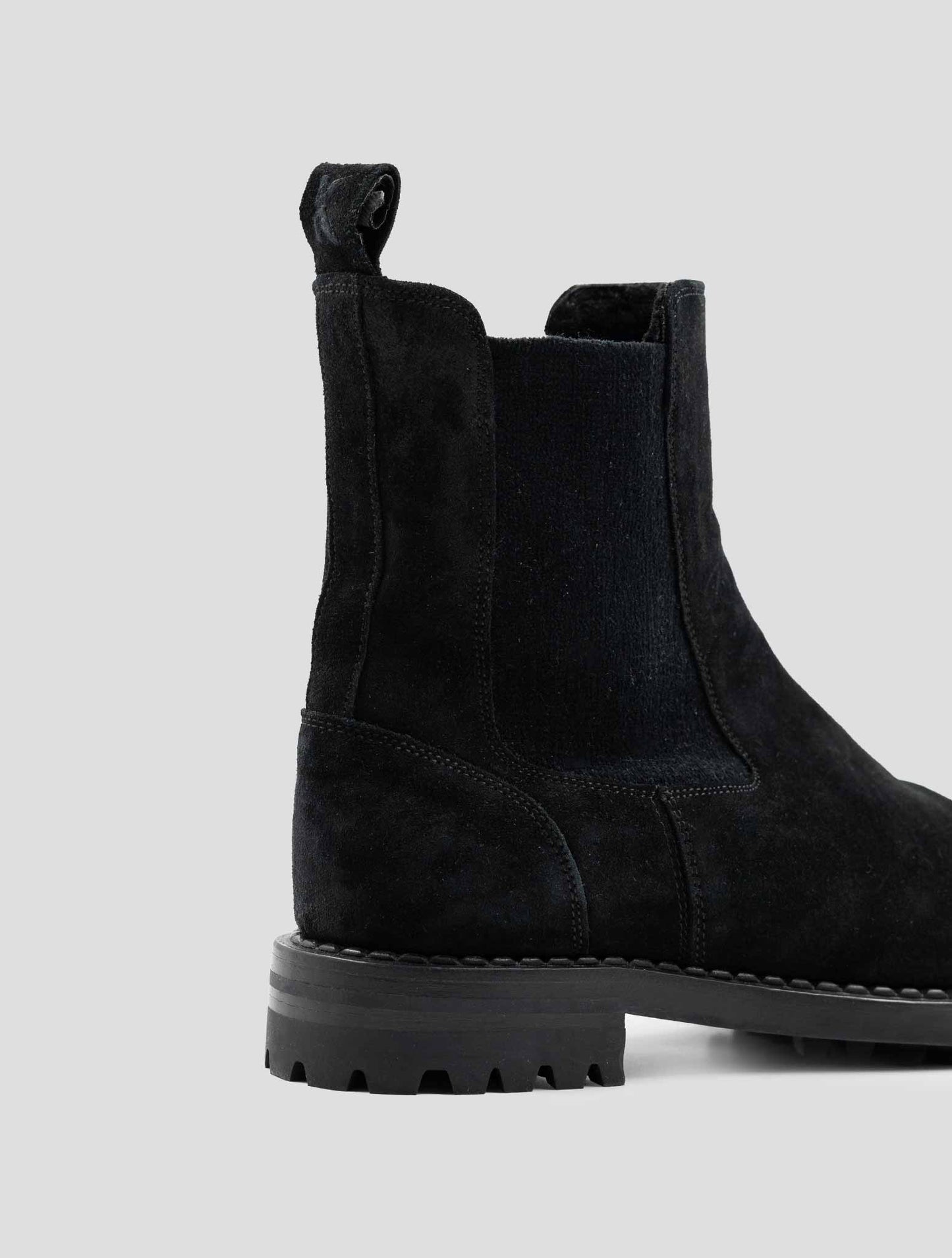 Kiton Black Leather Suede With Fur Boots