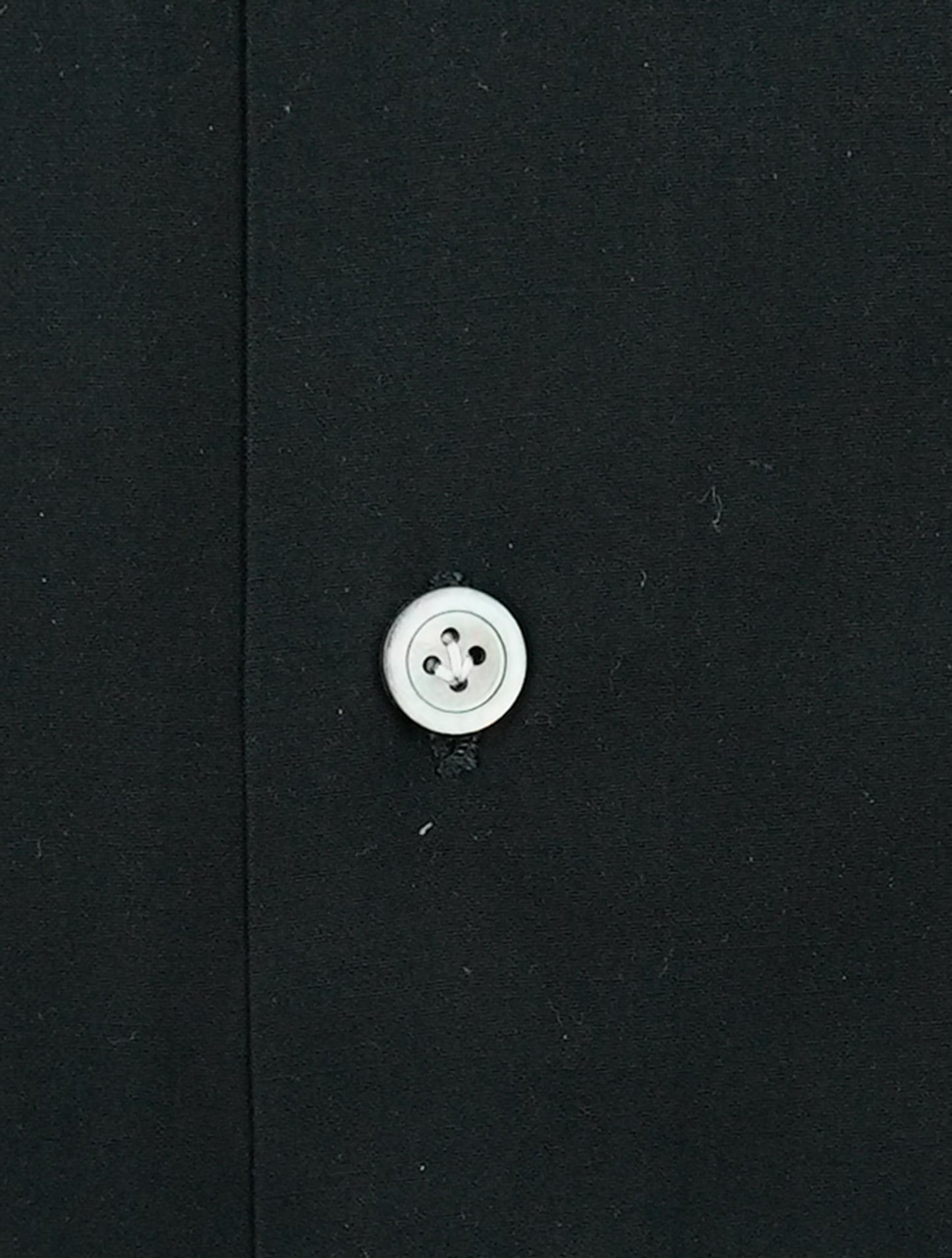 Kiton Black Cotton Shirt