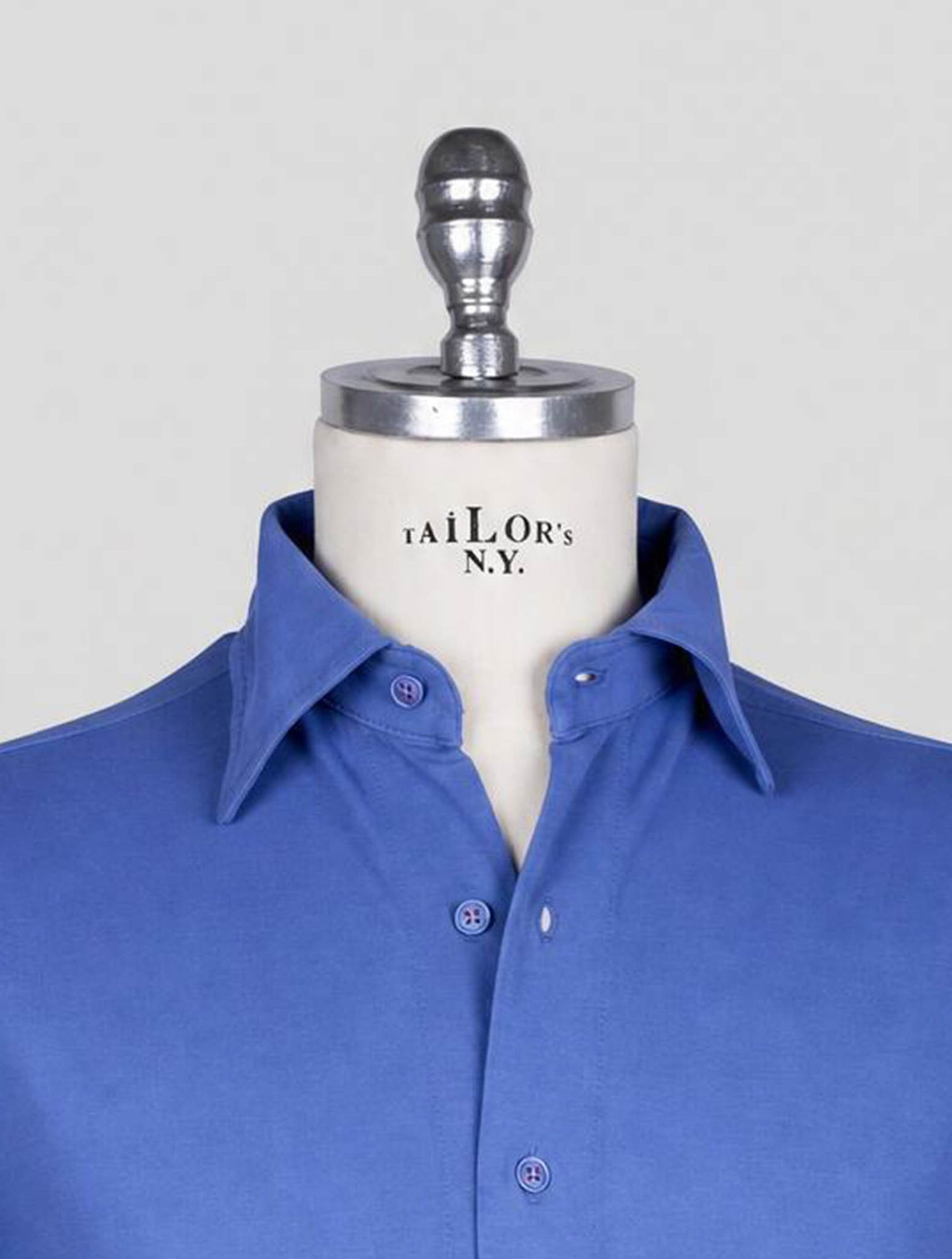Kiton Light Blue Cotton Shirt