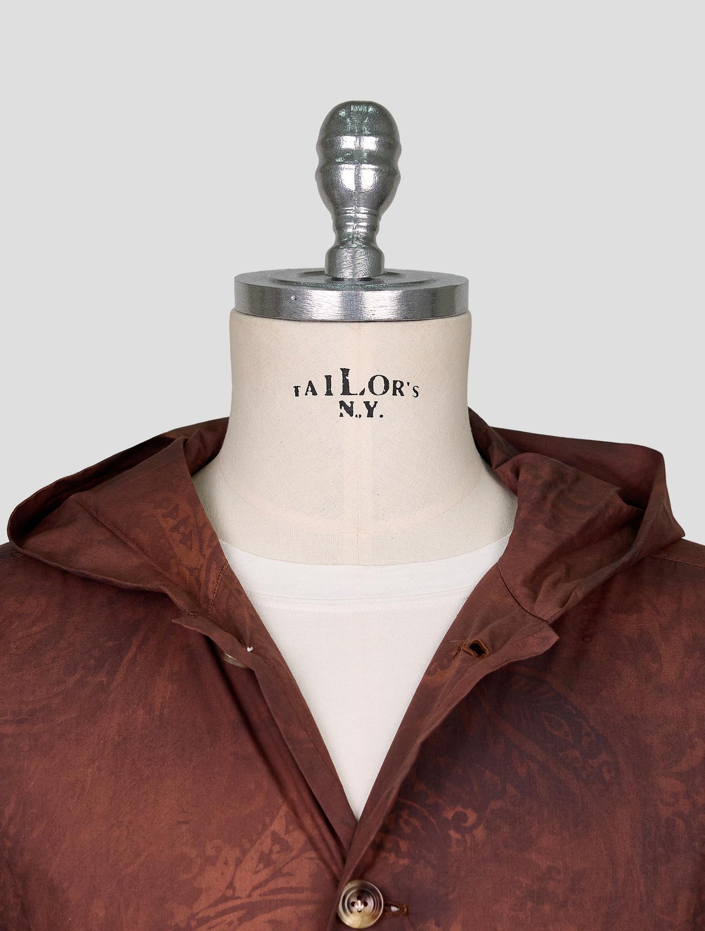 Kiton Brown Cotton Luca Shirt