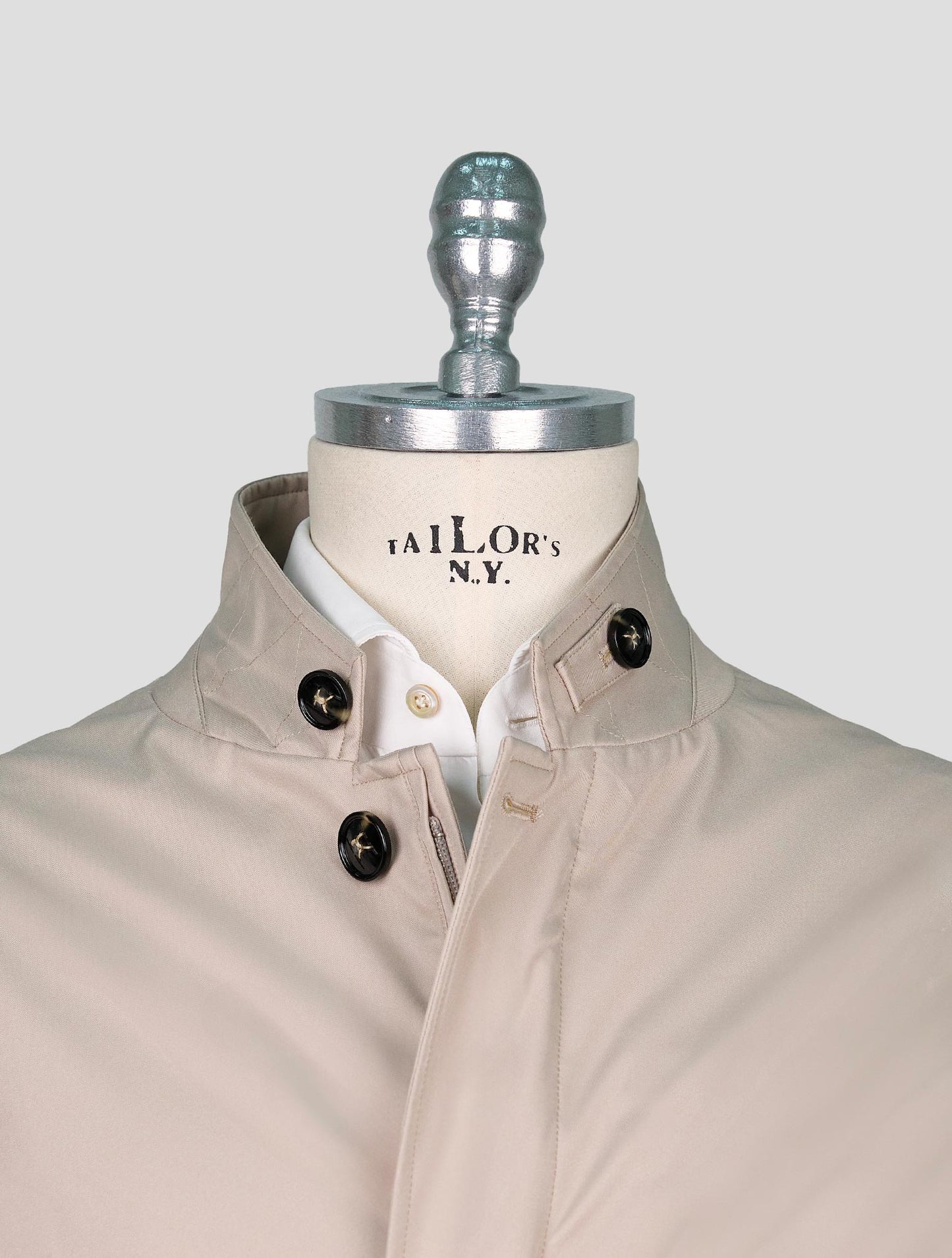 Kiton Gray Pl Coat