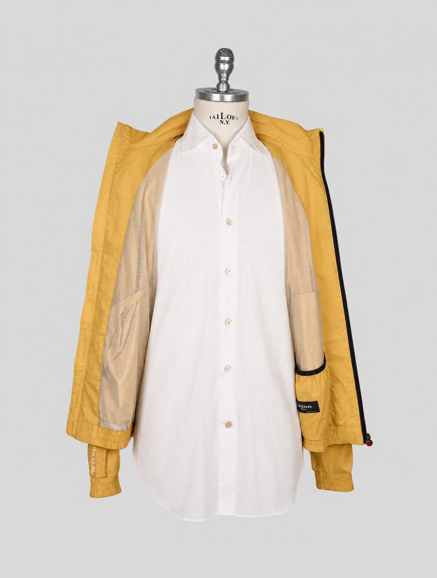 Kiton Yellow Cotton Coat
