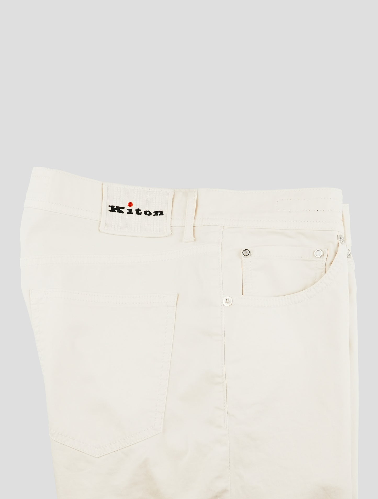Kiton Beige Cotton Ea Jeans