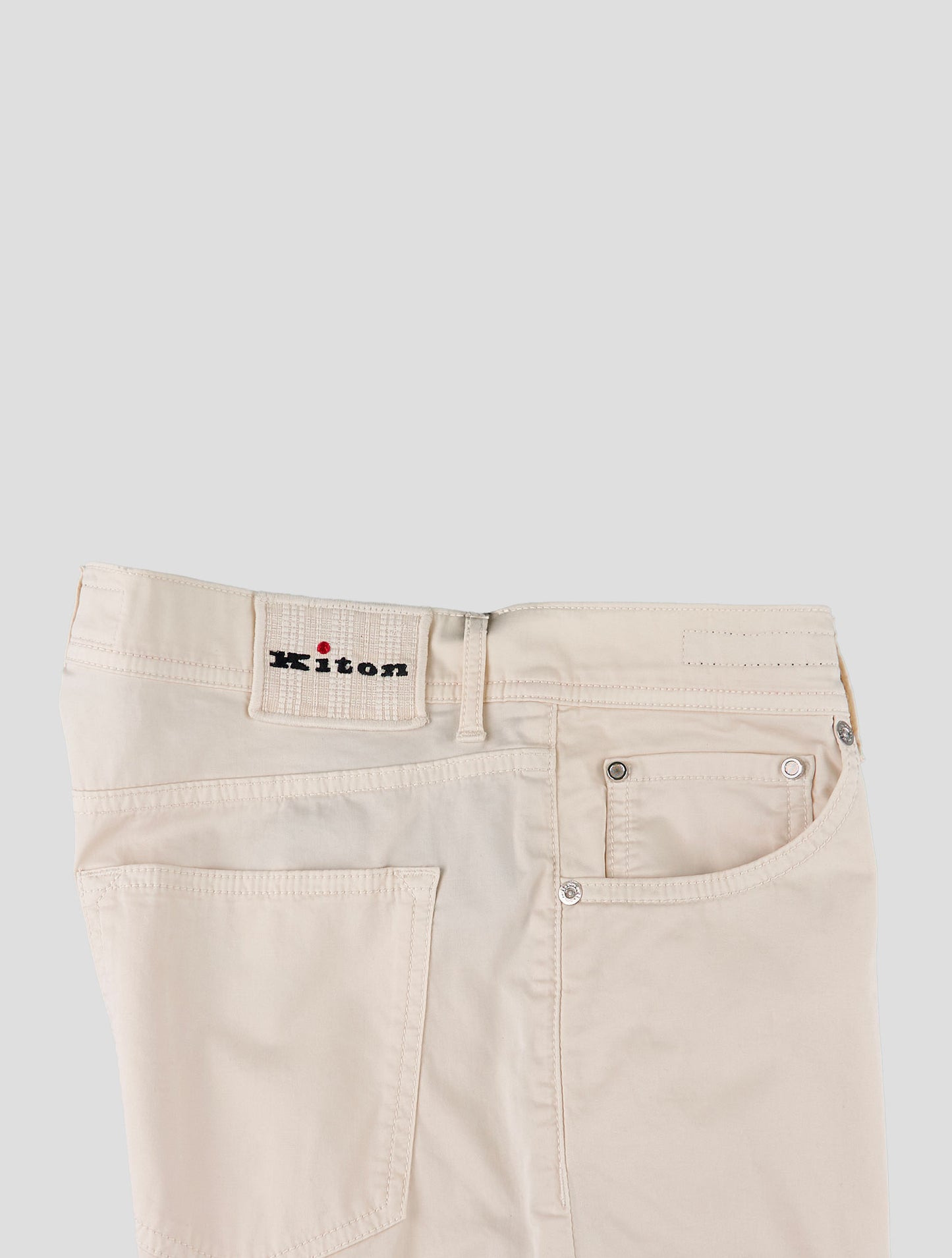 Kiton Beige Cotton Ea Jeans
