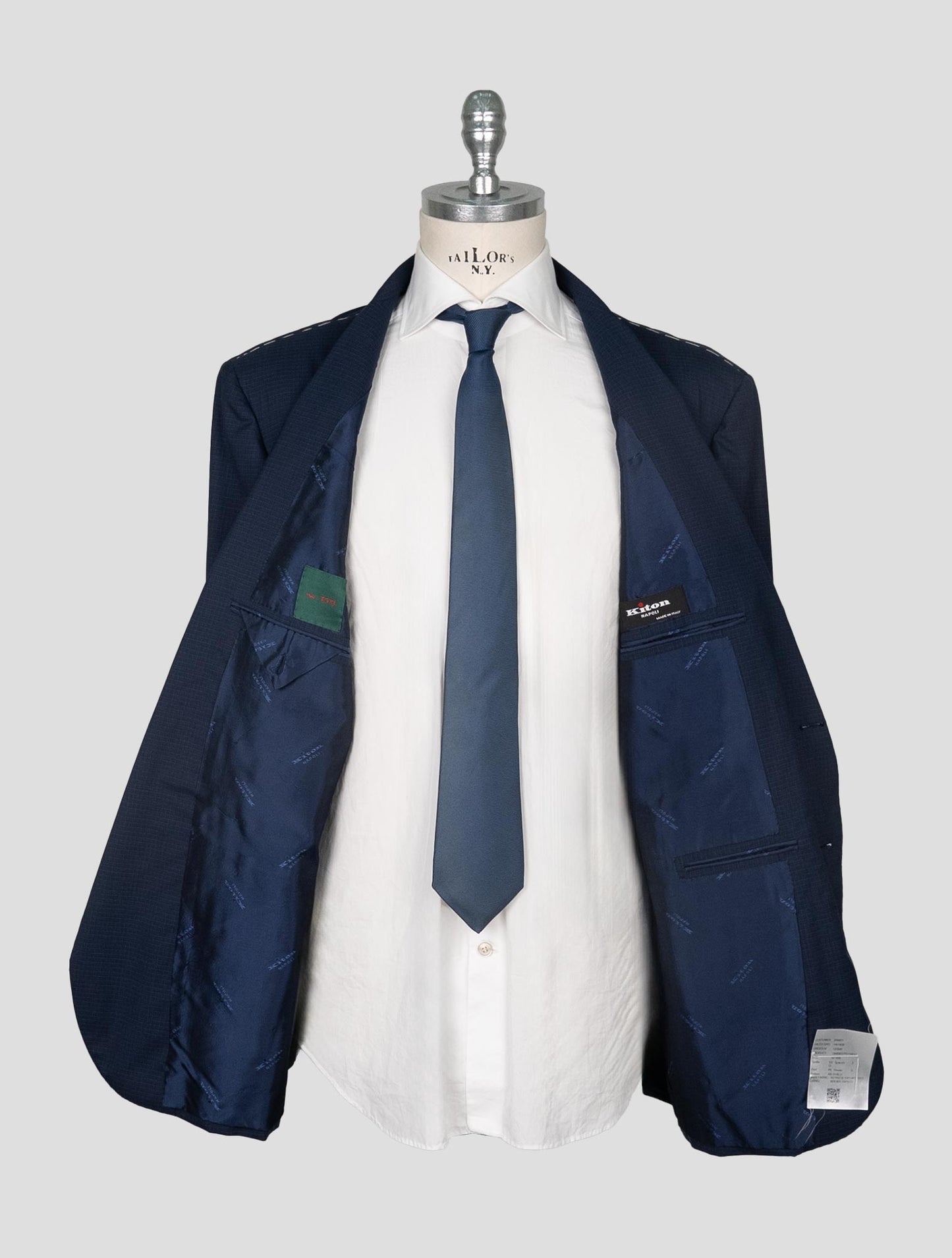 Kiton Blue Wool 160's Suit
