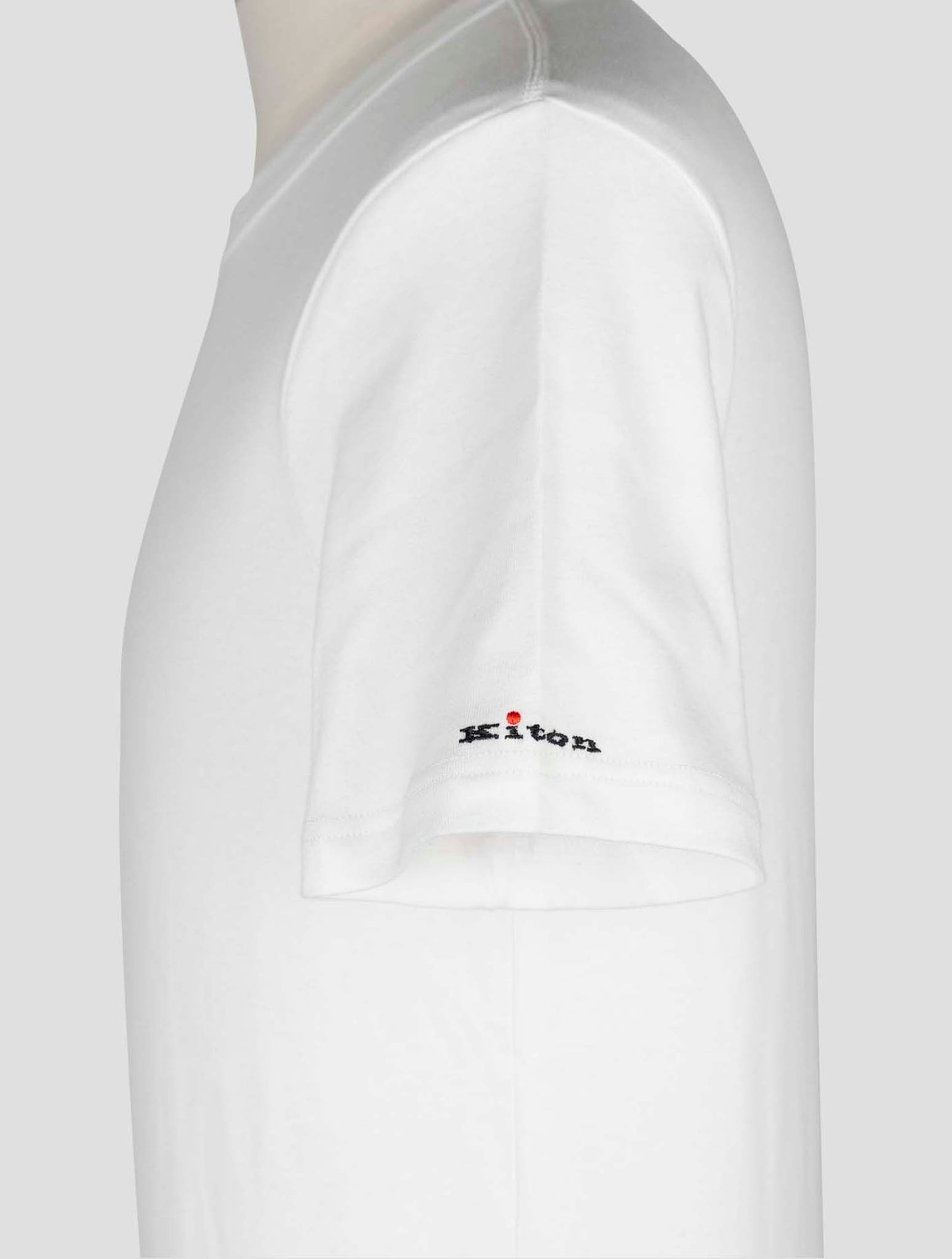 Kiton White Cotton Ea Underwear Shirt