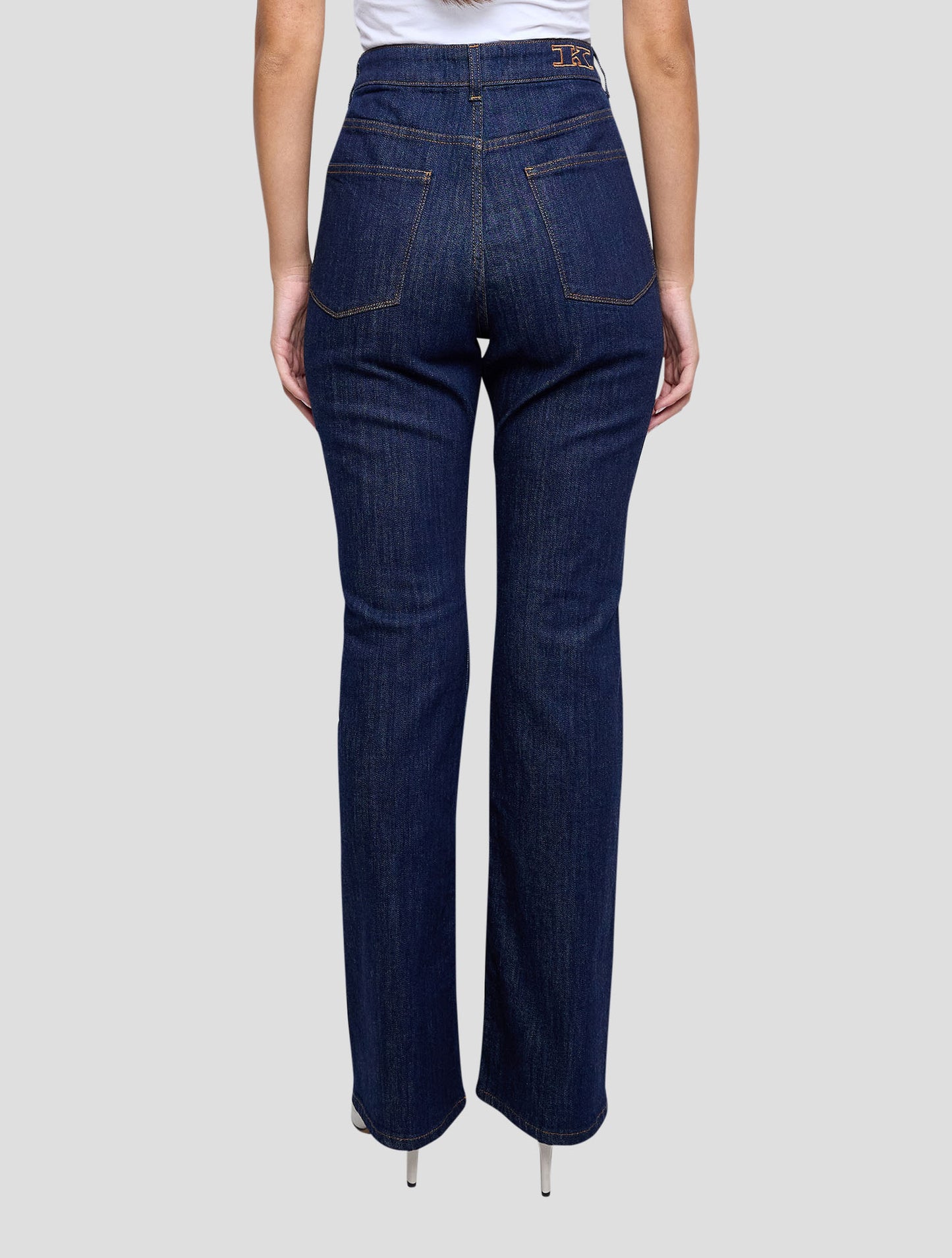 Kiton Blue Cotton Cashmere Ea Jeans Women