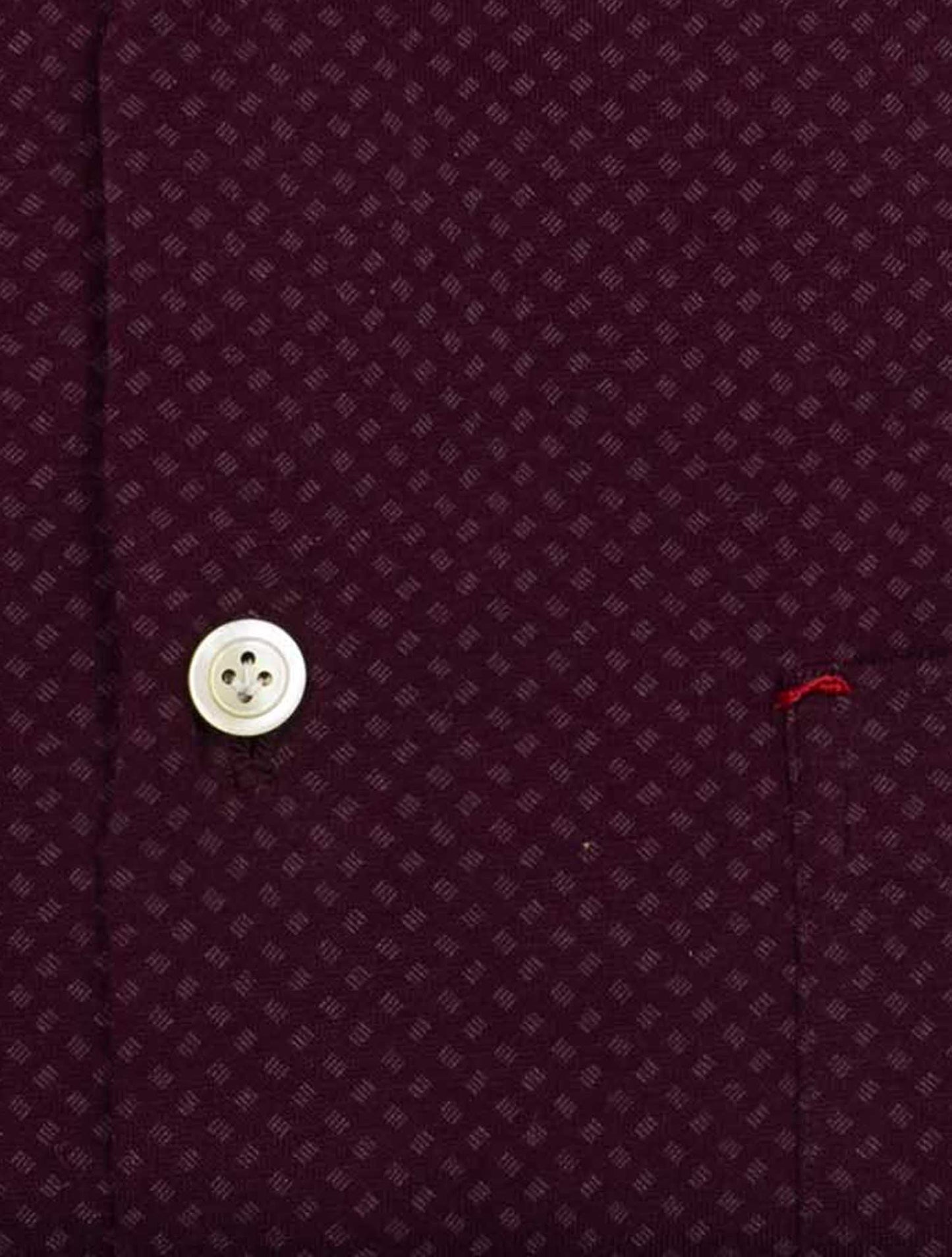 Kiton Burgundy Cotton Shirt Nerano
