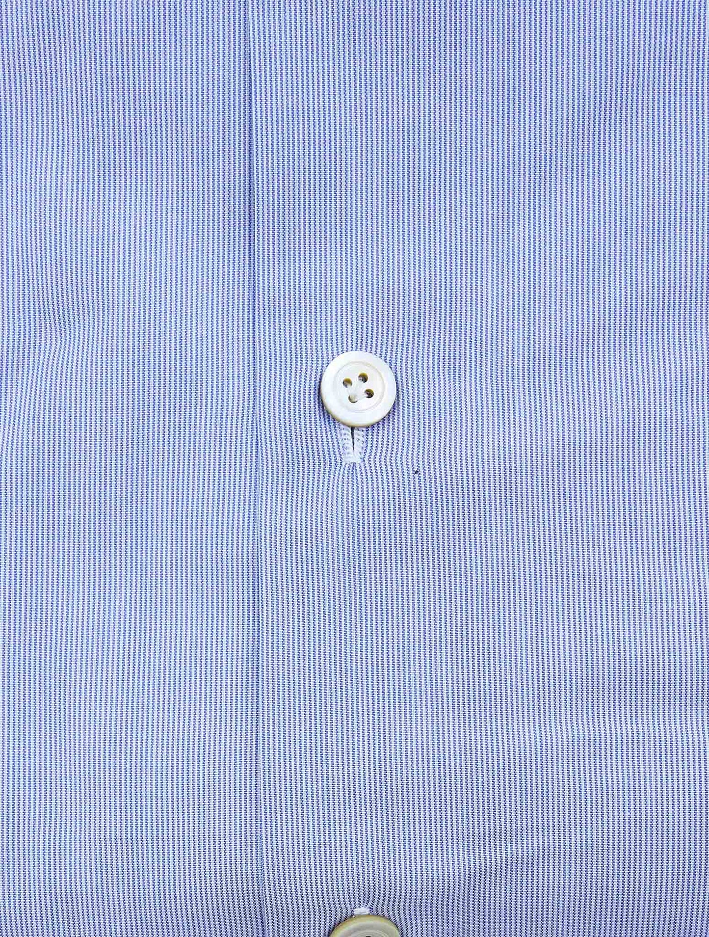 Kiton Light Blue White Cotton Shirt