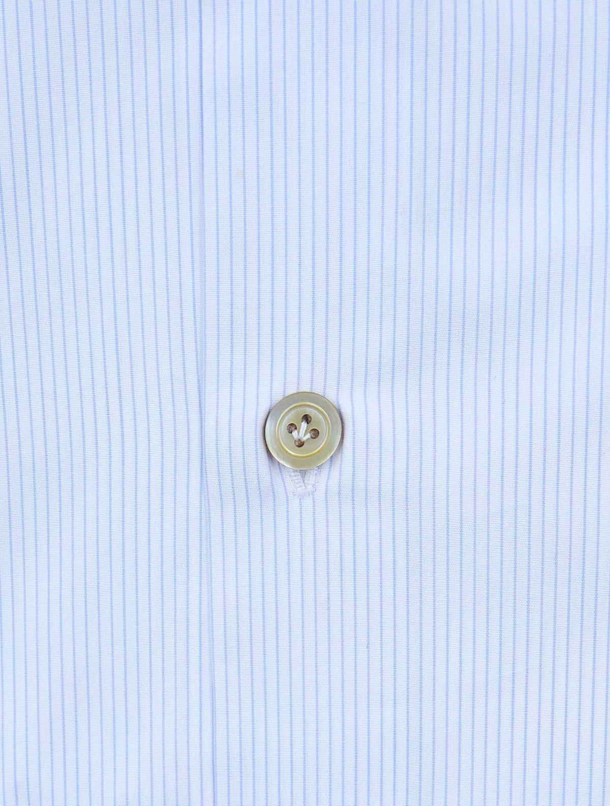 Kiton Light Blue White Cotton Shirt