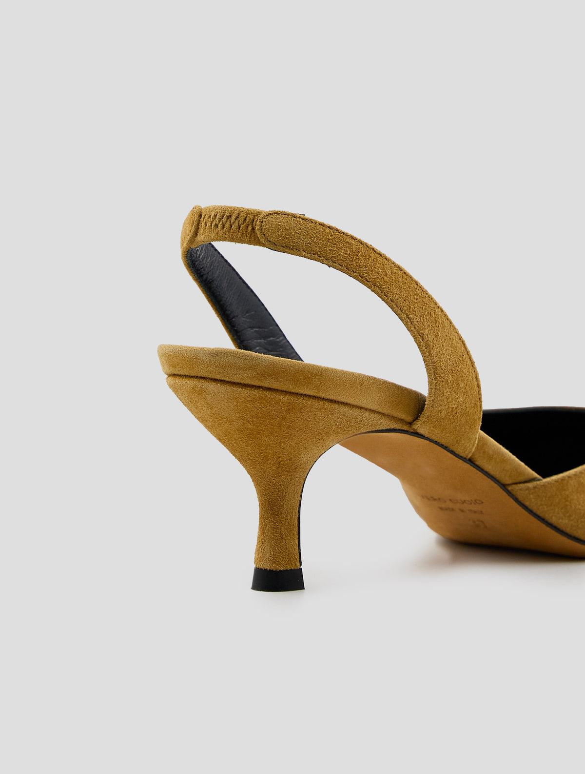Kiton Brown Leather Suede Slingback Women