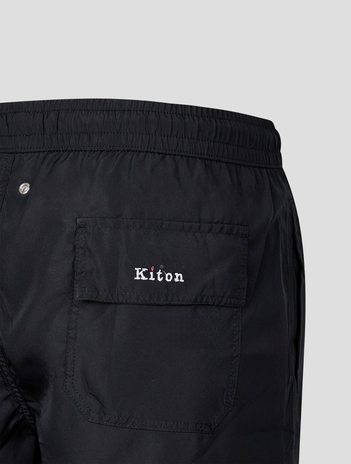 Kiton Black Pl Swim Trunks