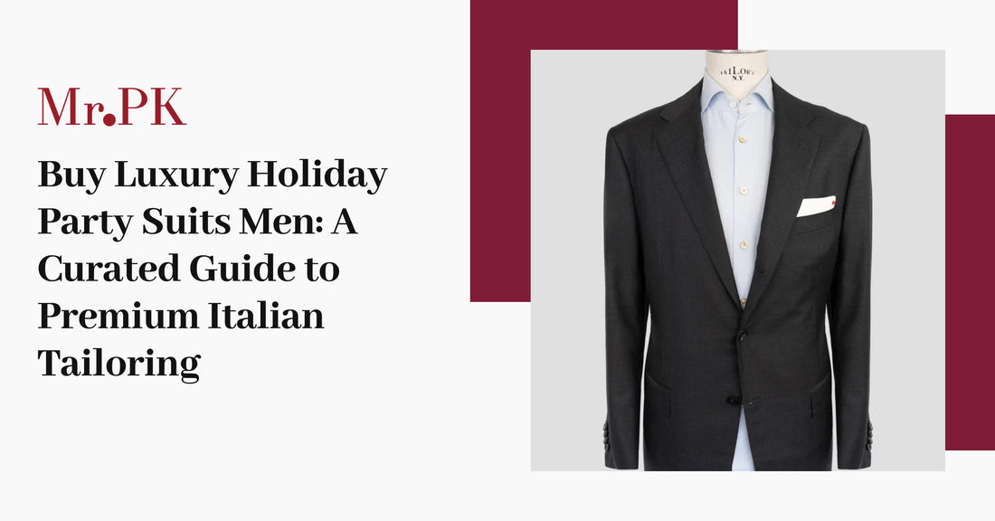 Buy Luxury Holiday Party Suits Men: A Curated Guide to Premium Italian Tailoring