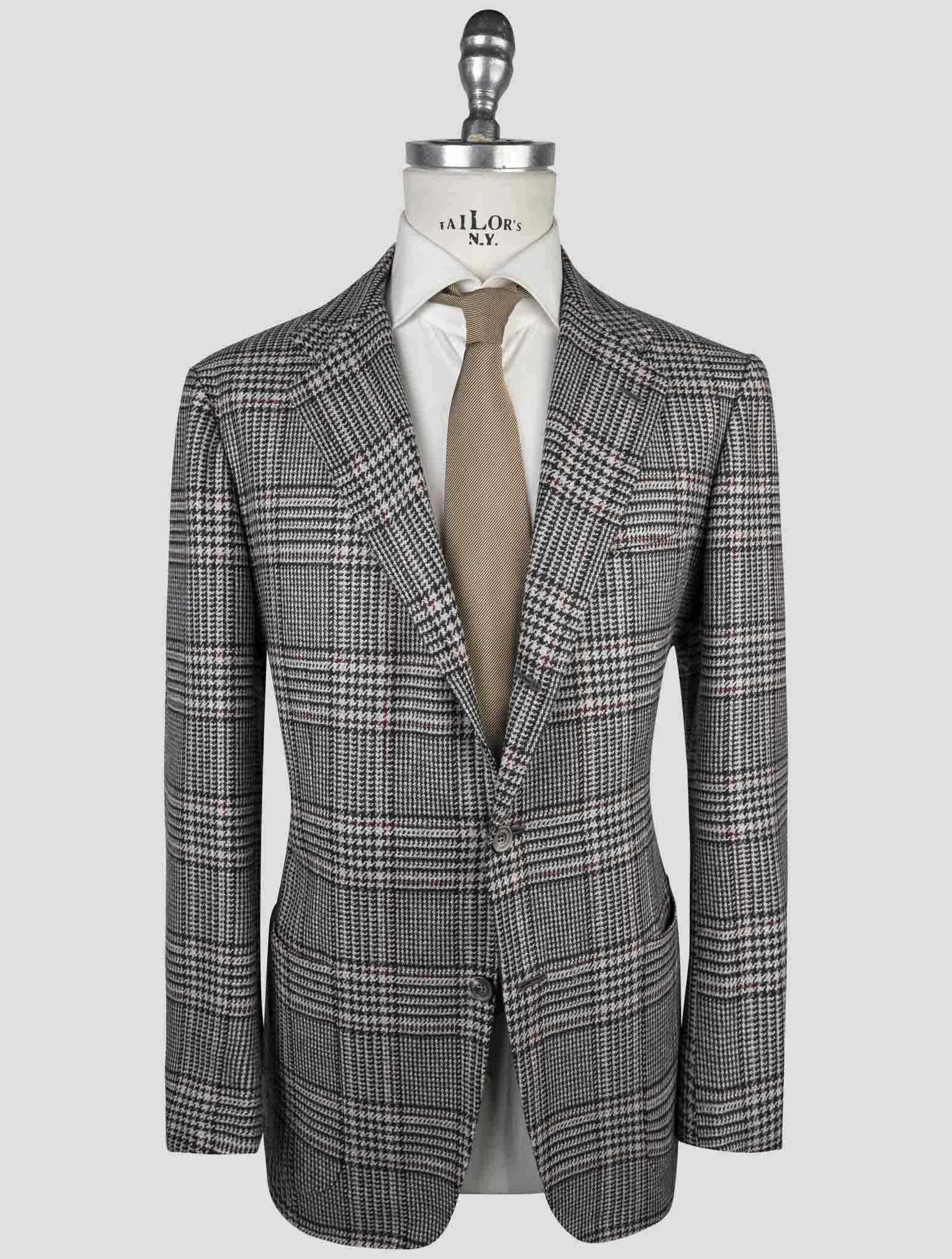Kiton Multicolor Cashmere Blazer