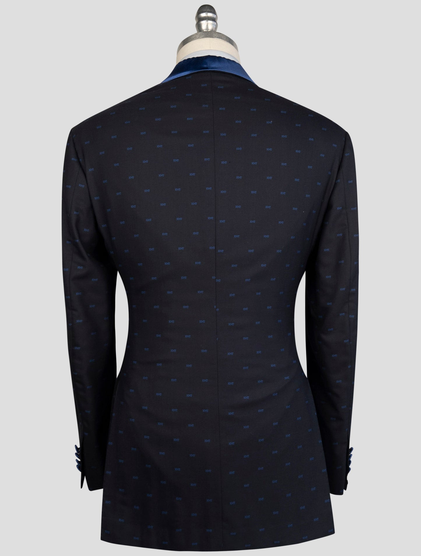 Kiton KNT Blue Virgin Wool Blazer Smoking