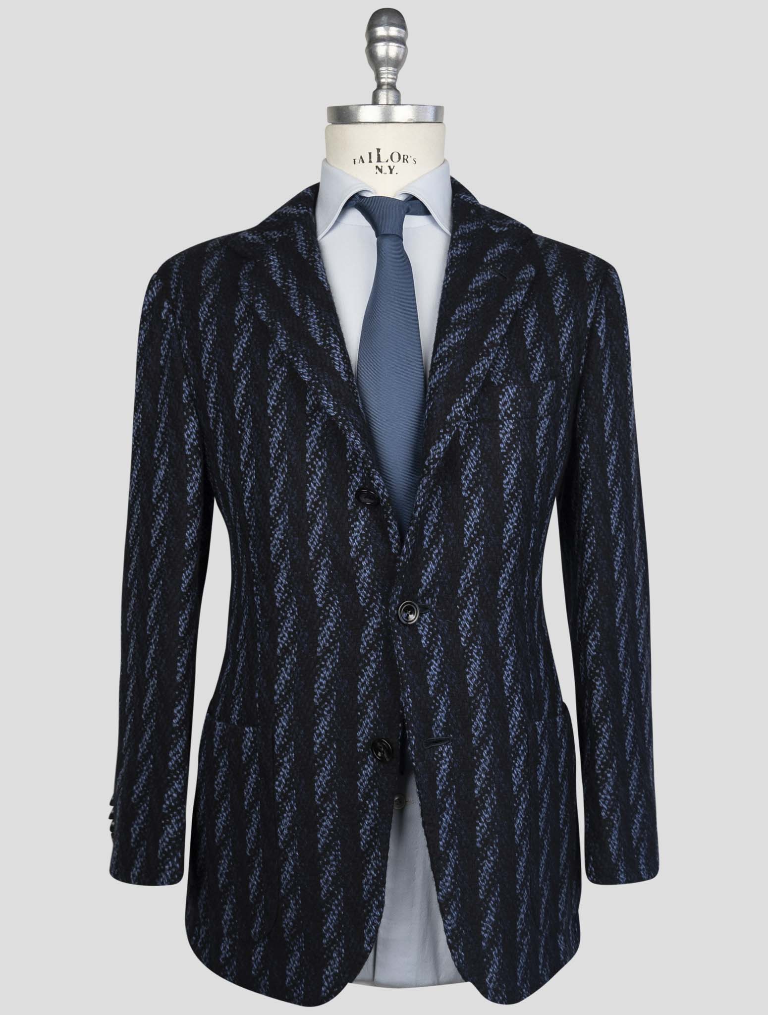 Kiton Blue Cashmere Blazer