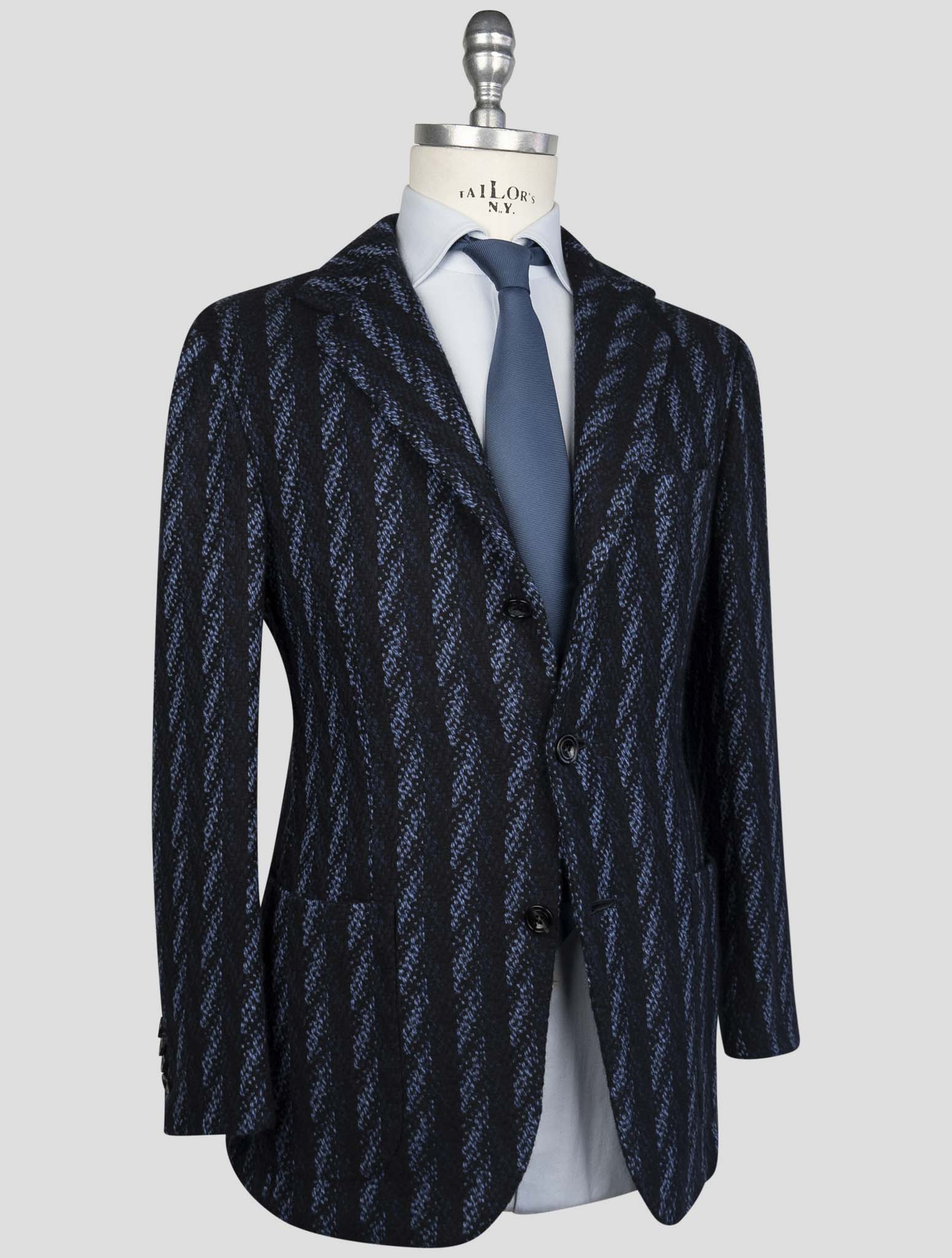 Kiton Blue Cashmere Blazer