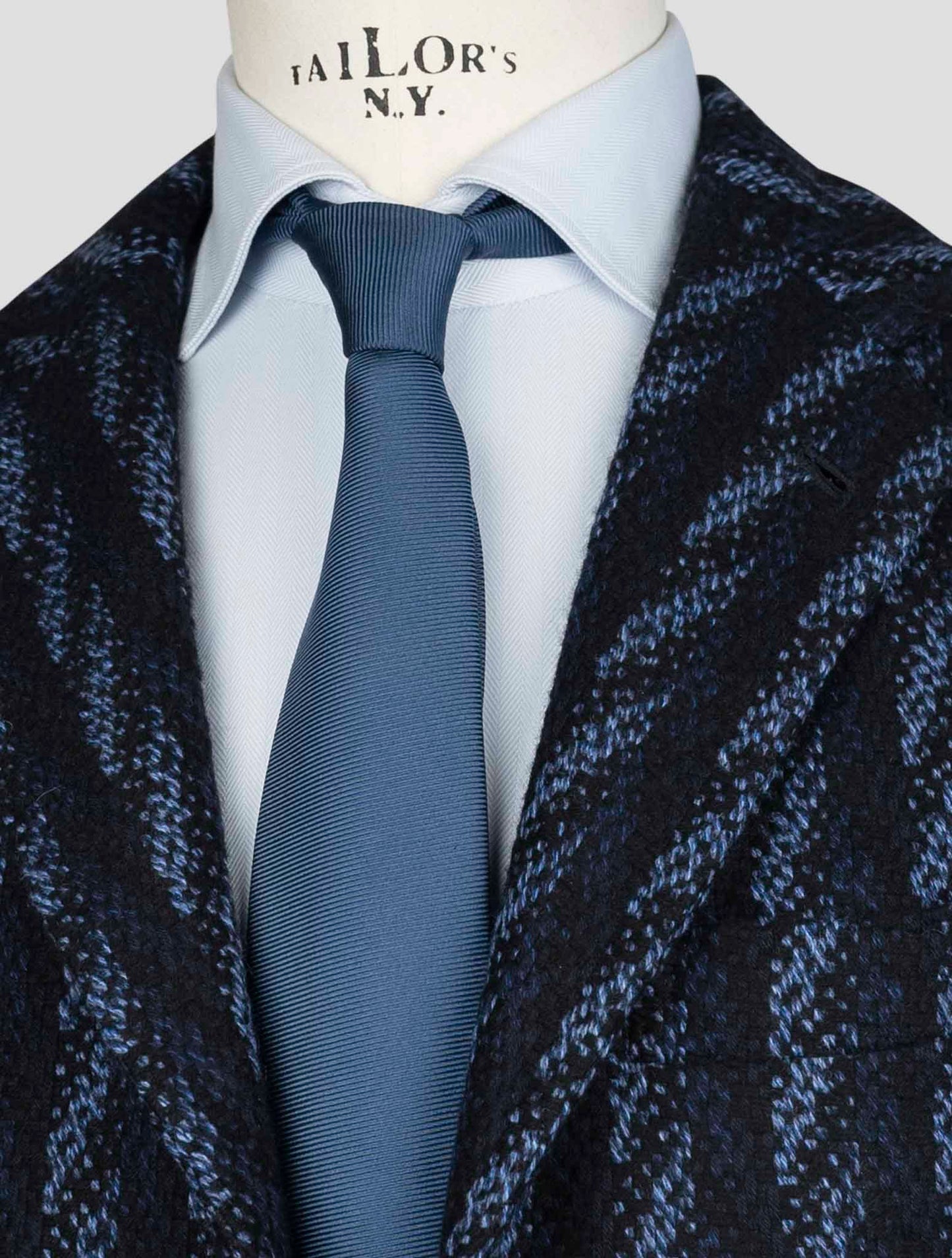 Kiton Blue Cashmere Blazer
