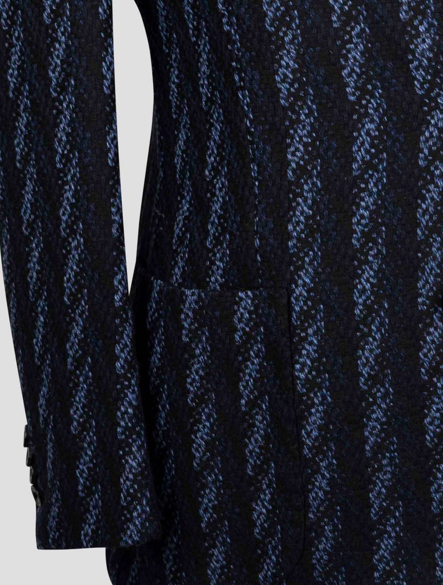 Kiton Blue Cashmere Blazer