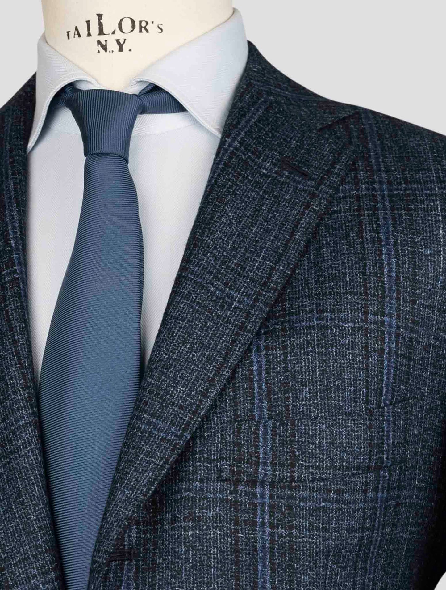 Kiton Blue Cashmere Silk Linen Blazer